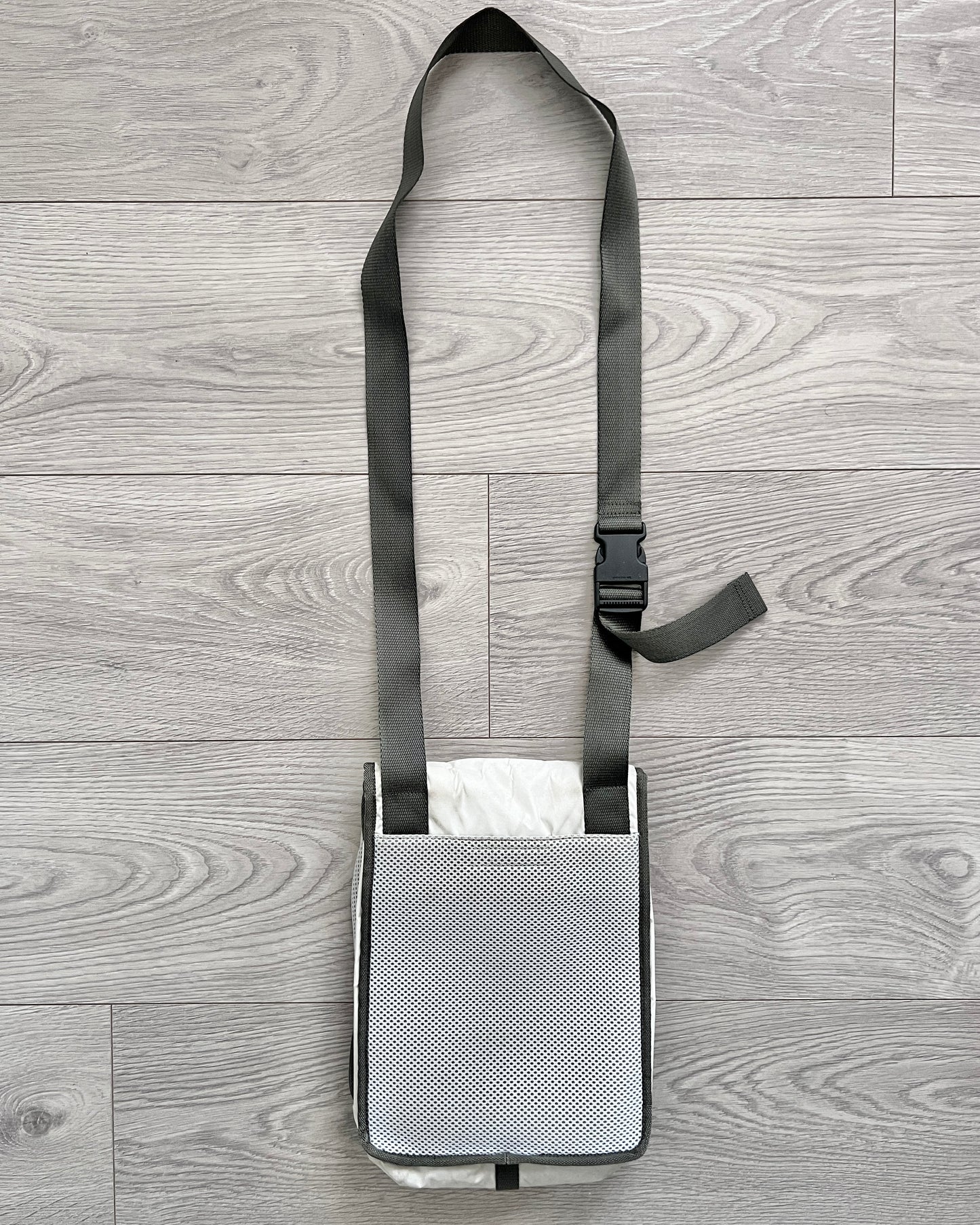 Miu Miu 1999 Tech Nylon Mesh Panelled Crossbody Bag