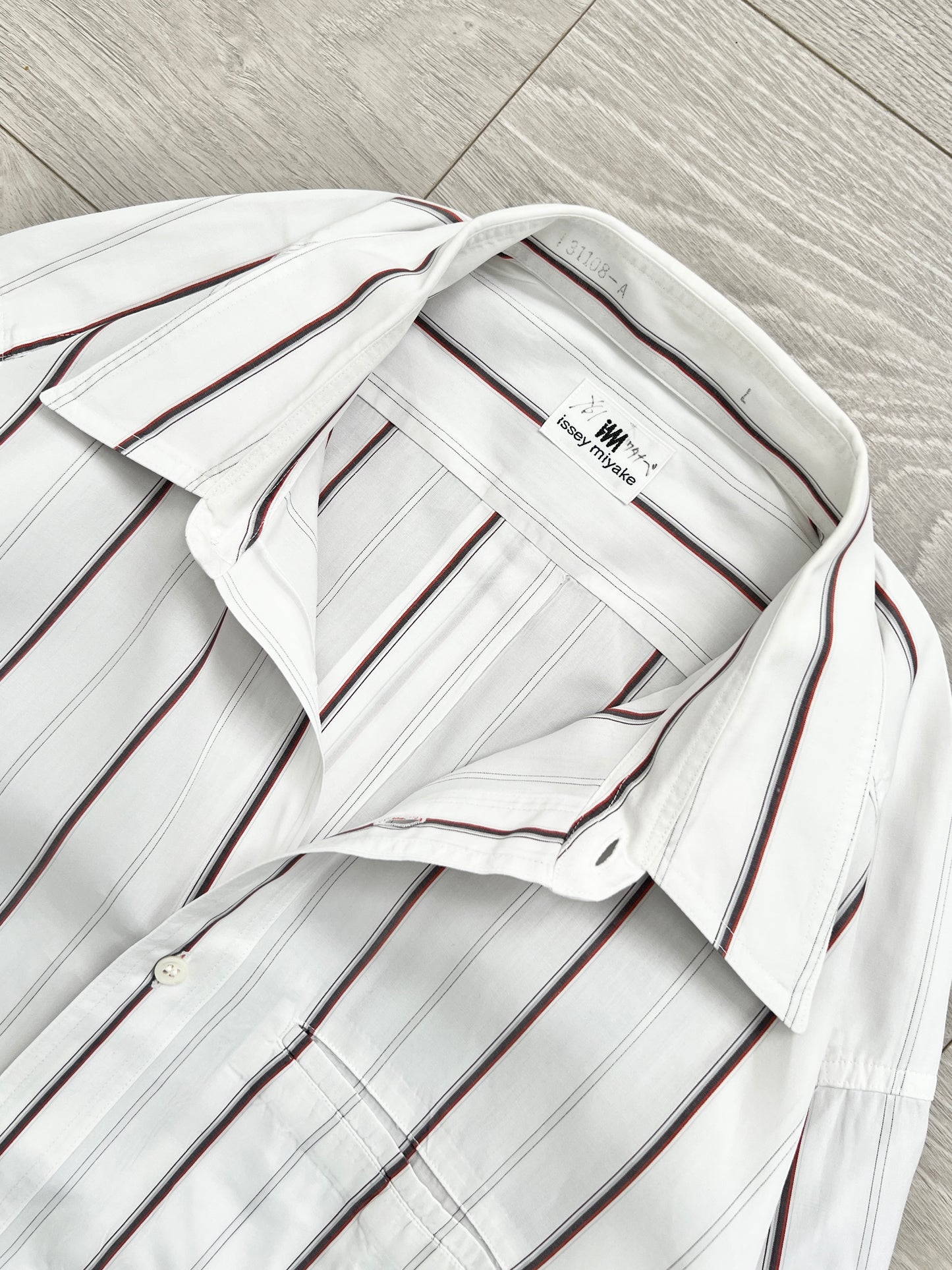 Issey Miyake 1990s Striped Relaxed Shirt - Size M