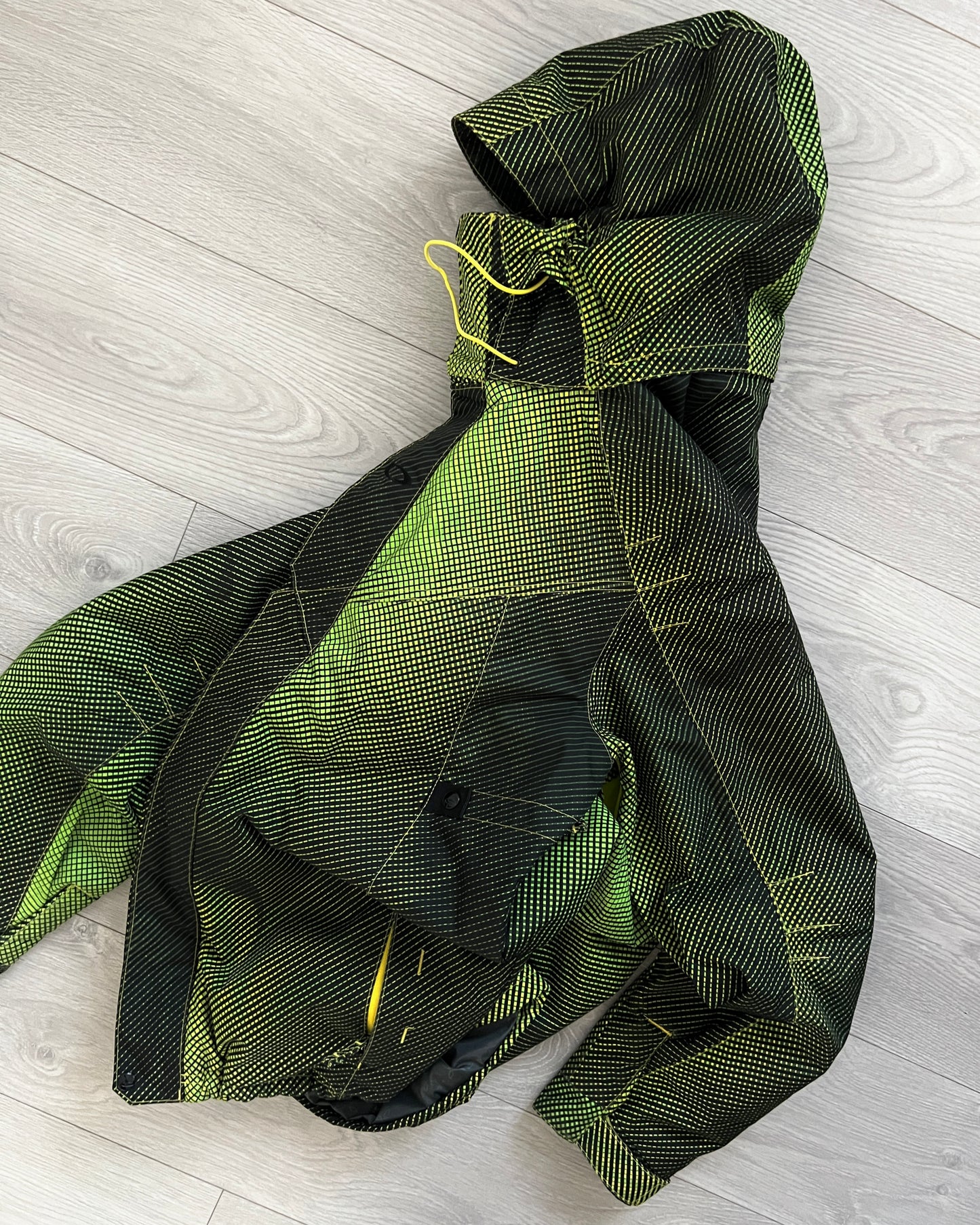 Oakley FW2010 Magnetic Hood 3D Holographic Print Technical Waterproof Jacket - Size M