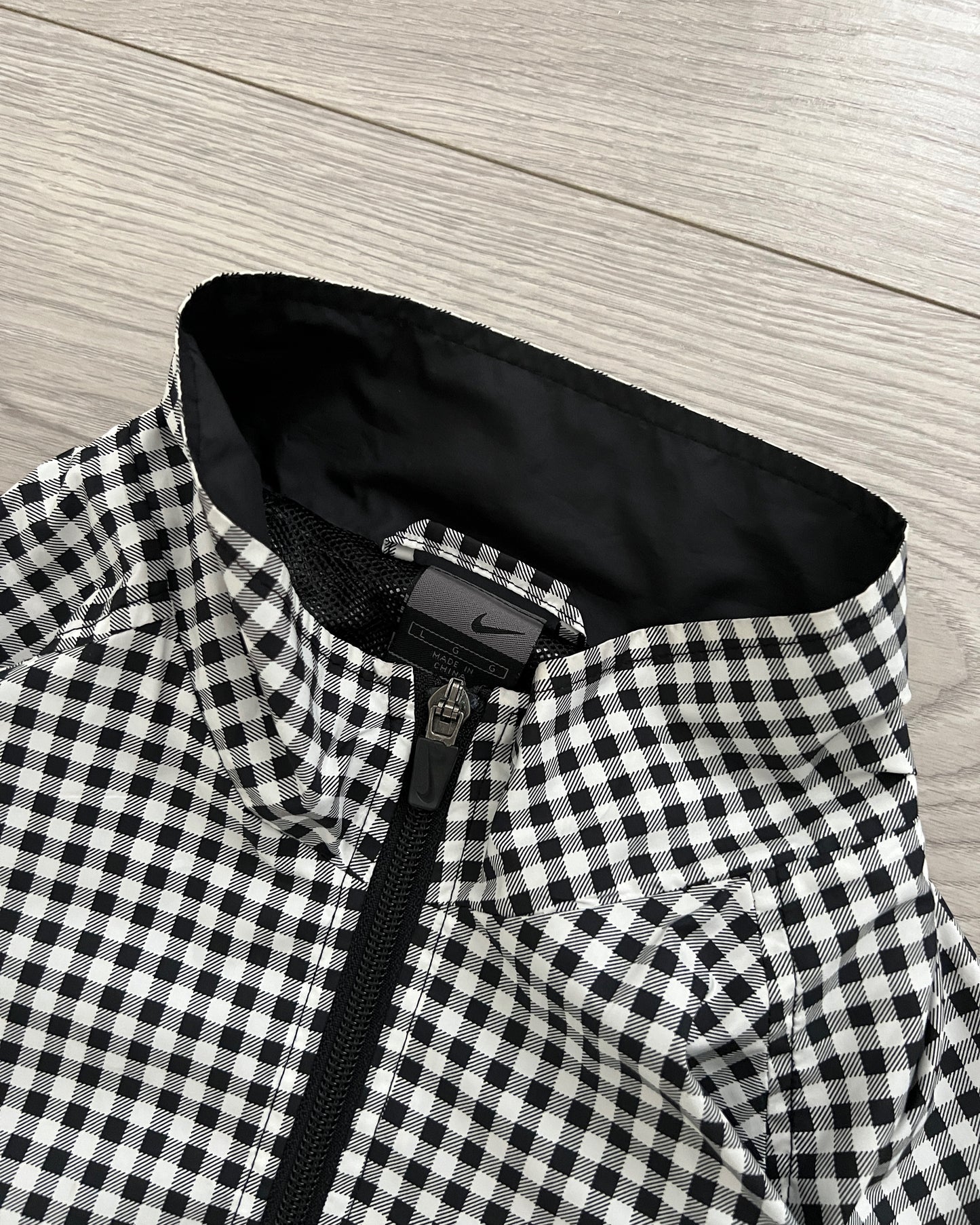 Nike SS2010 Technical Check Pattern Jacket - Size L