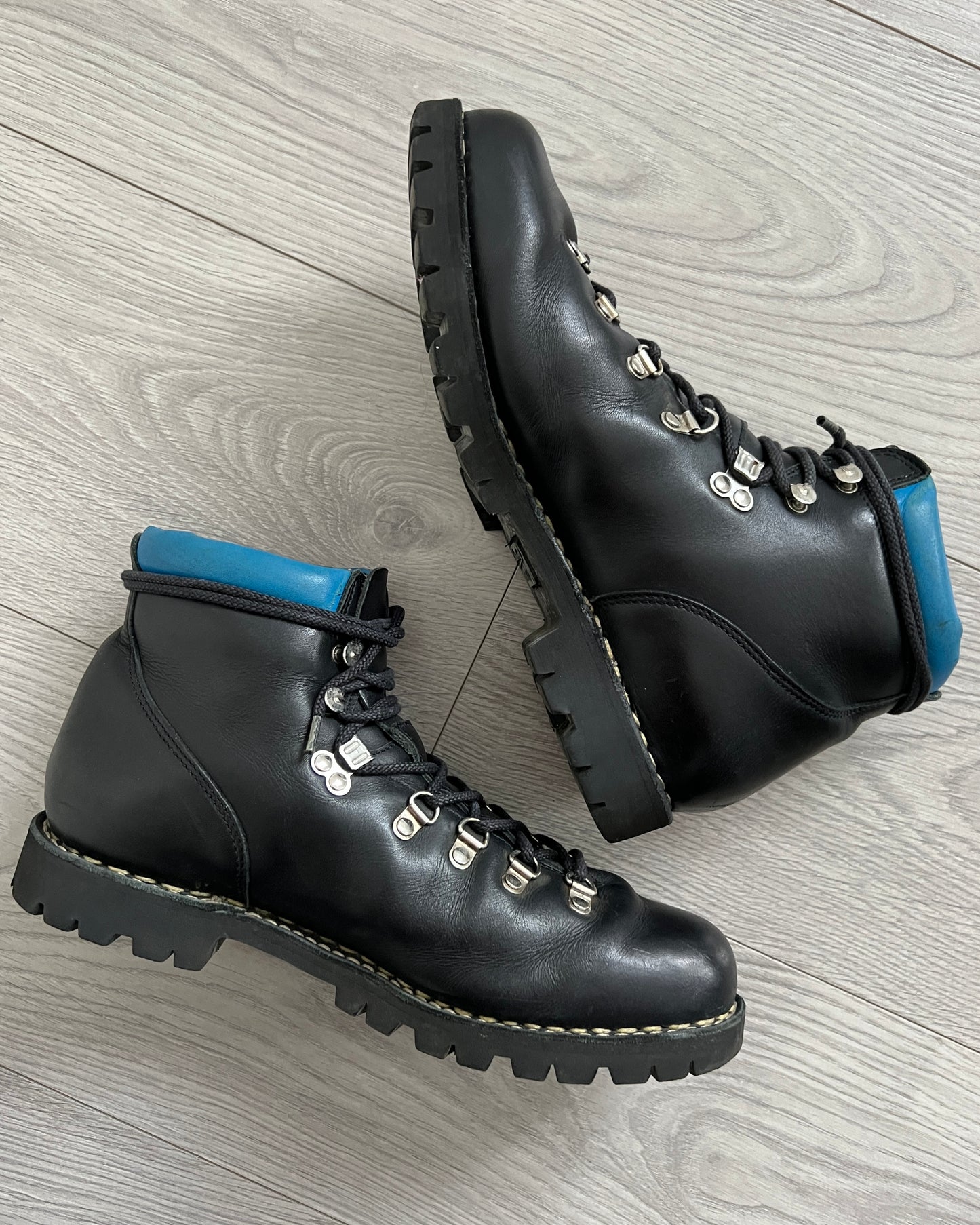 Issey Miyake x Paraboot Blue Trim Hiking Boots - Size US9.5