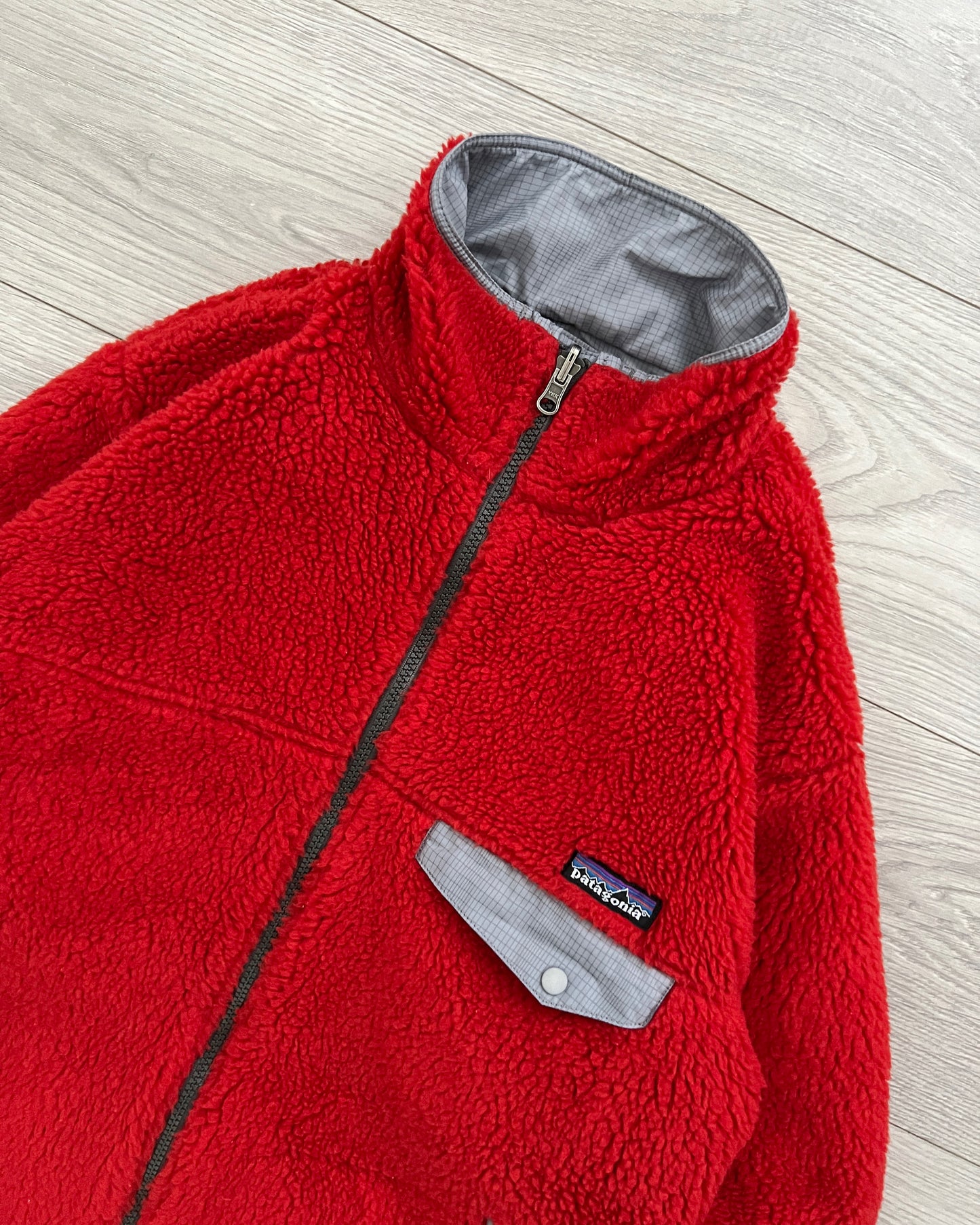 Patagonia 1990s Insulated Reversible Fleece Jacket - Size S