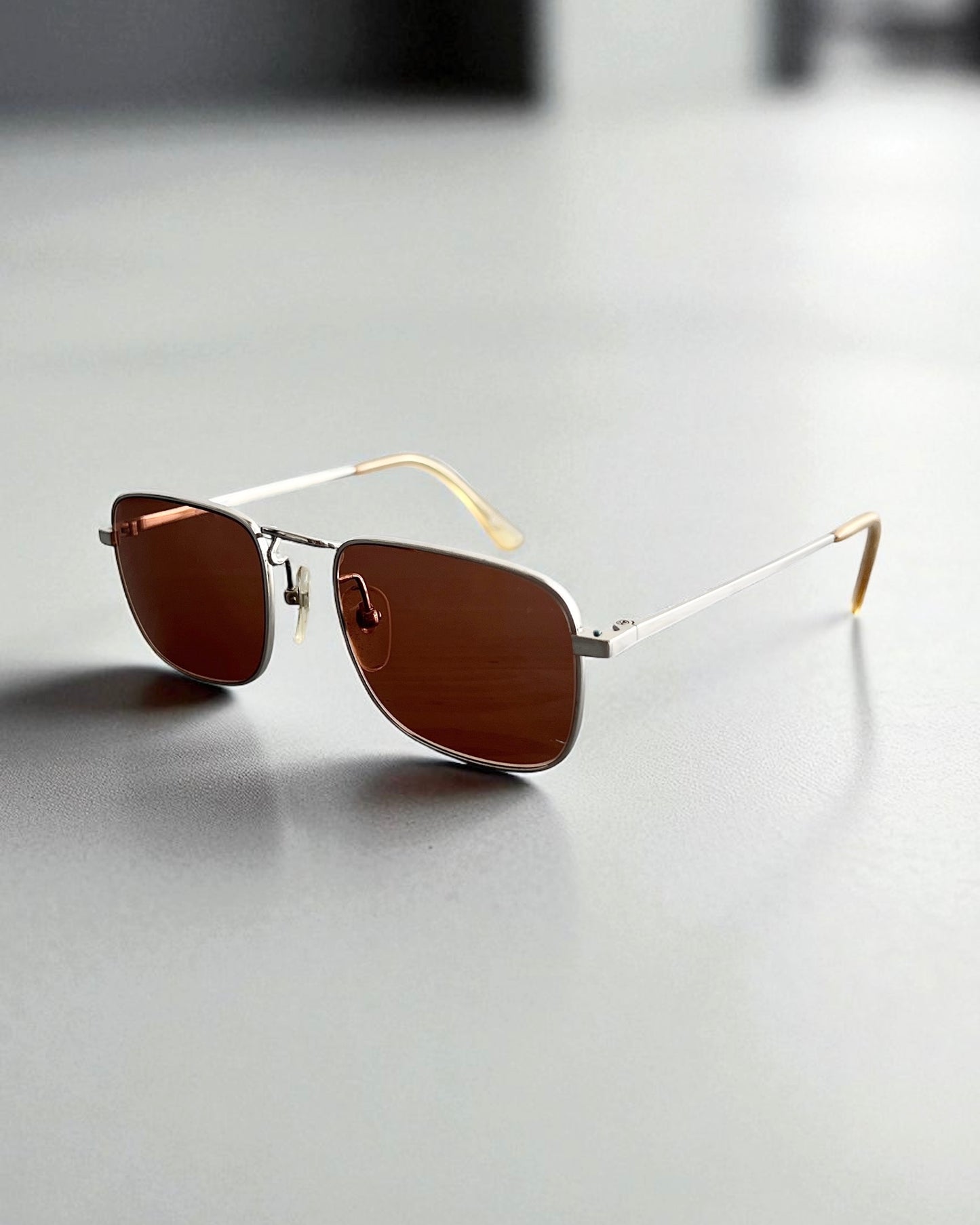 Helmut Lang 1999 Titanium Metal Sunglasses