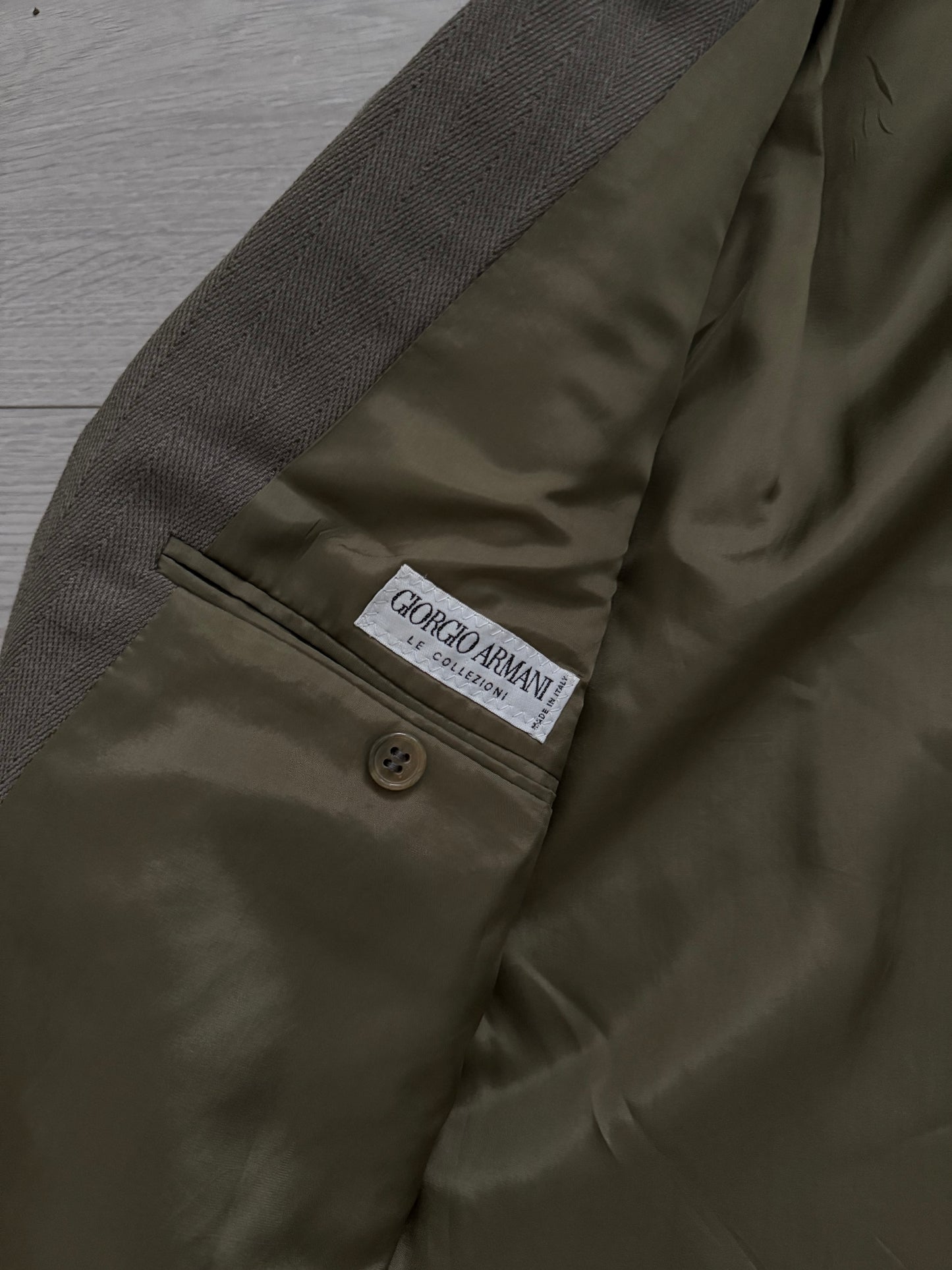 Giorgio Armani 1990s Double-Breasted Wool Suit - Size S Jacket / 30" Waist