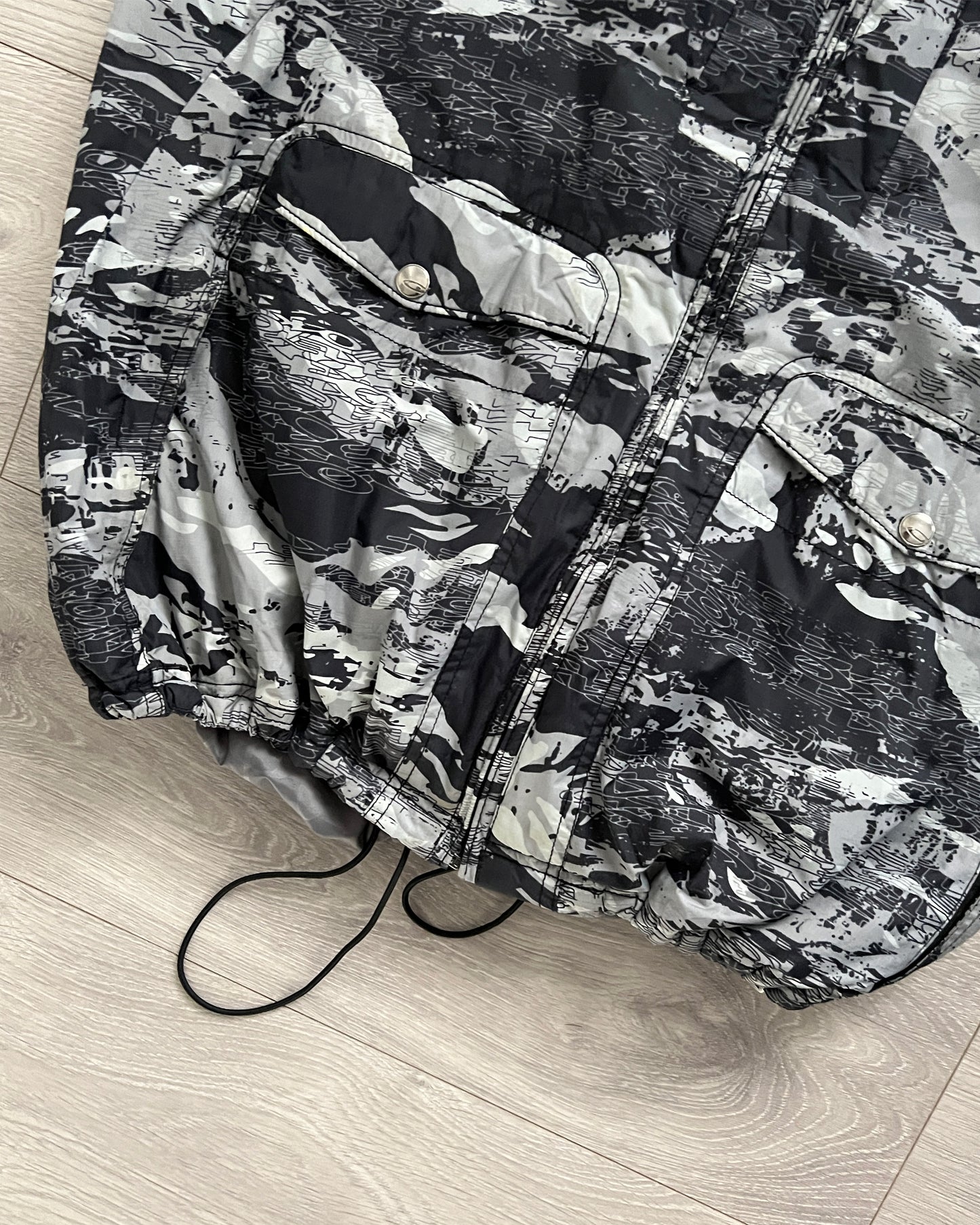 Oakley FW2007 O-Camo Print Technical Puffer Vest - Size L