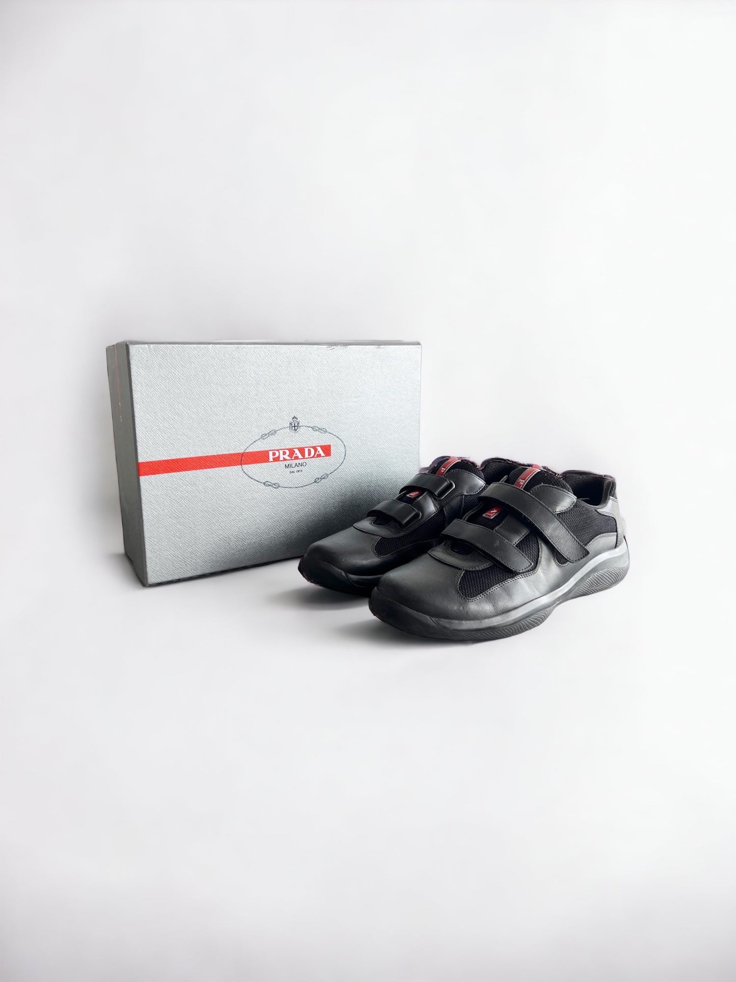 Prada Sport Linea Rossa Americas Cup Sneakers Full Set - Size US11