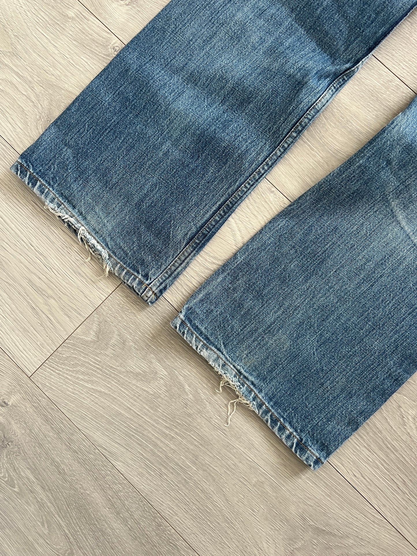 Helmut Lang 2002 Low Waist Boot Cut Denim Jeans - Size 32