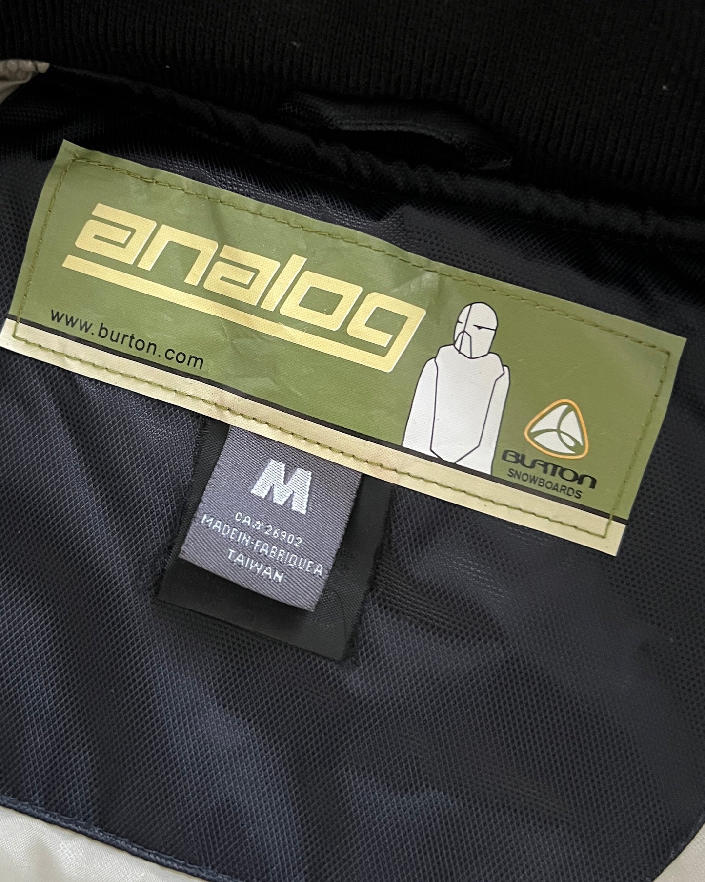 Burton Analog 00s Graffiti Logo Padded Stadium Bomber Jacket - Size M