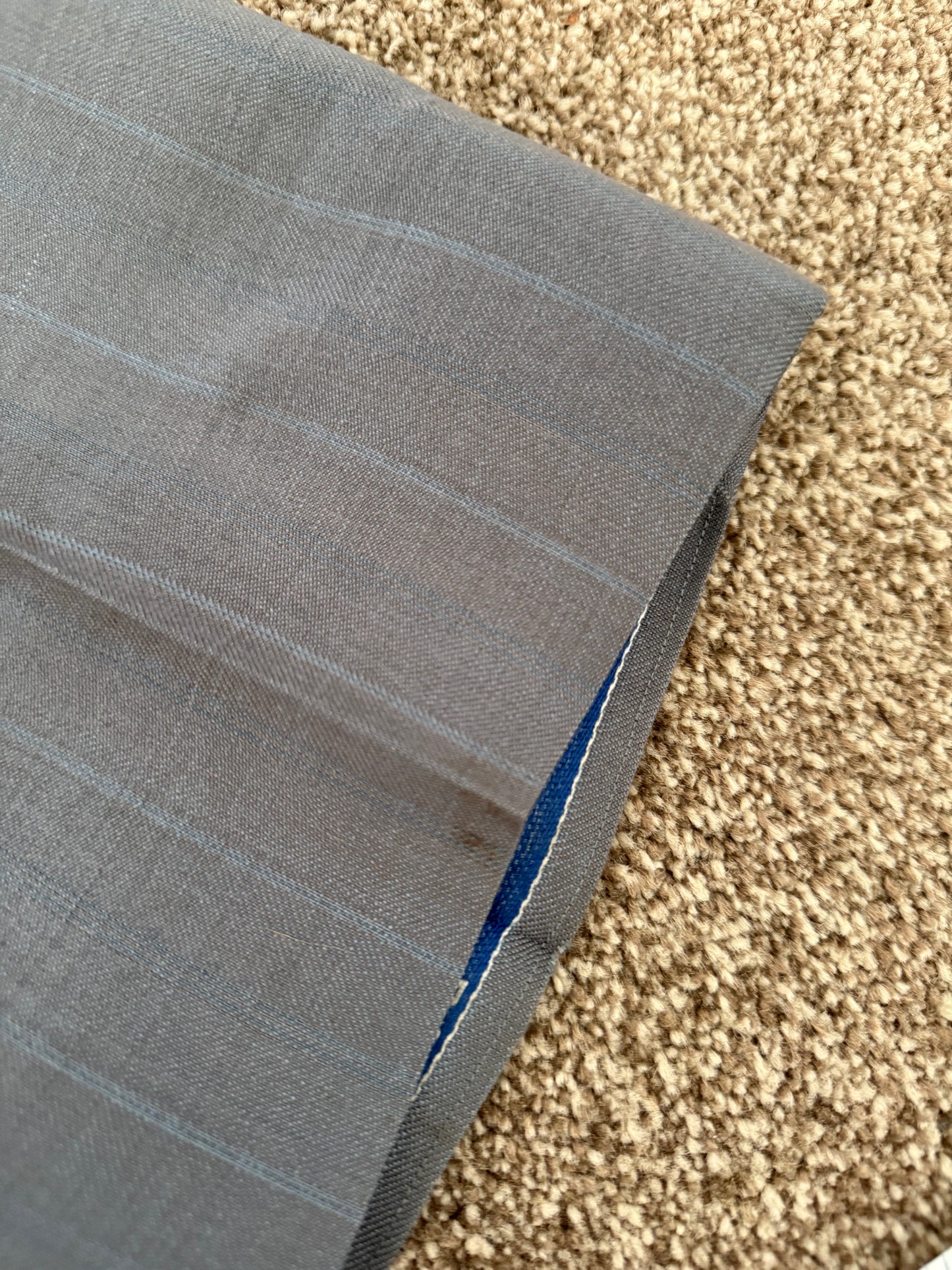 Yves Saint Laurent 1990s Double-Breasted Pleated Wool Suit - Size L Jacket / 34" Waist