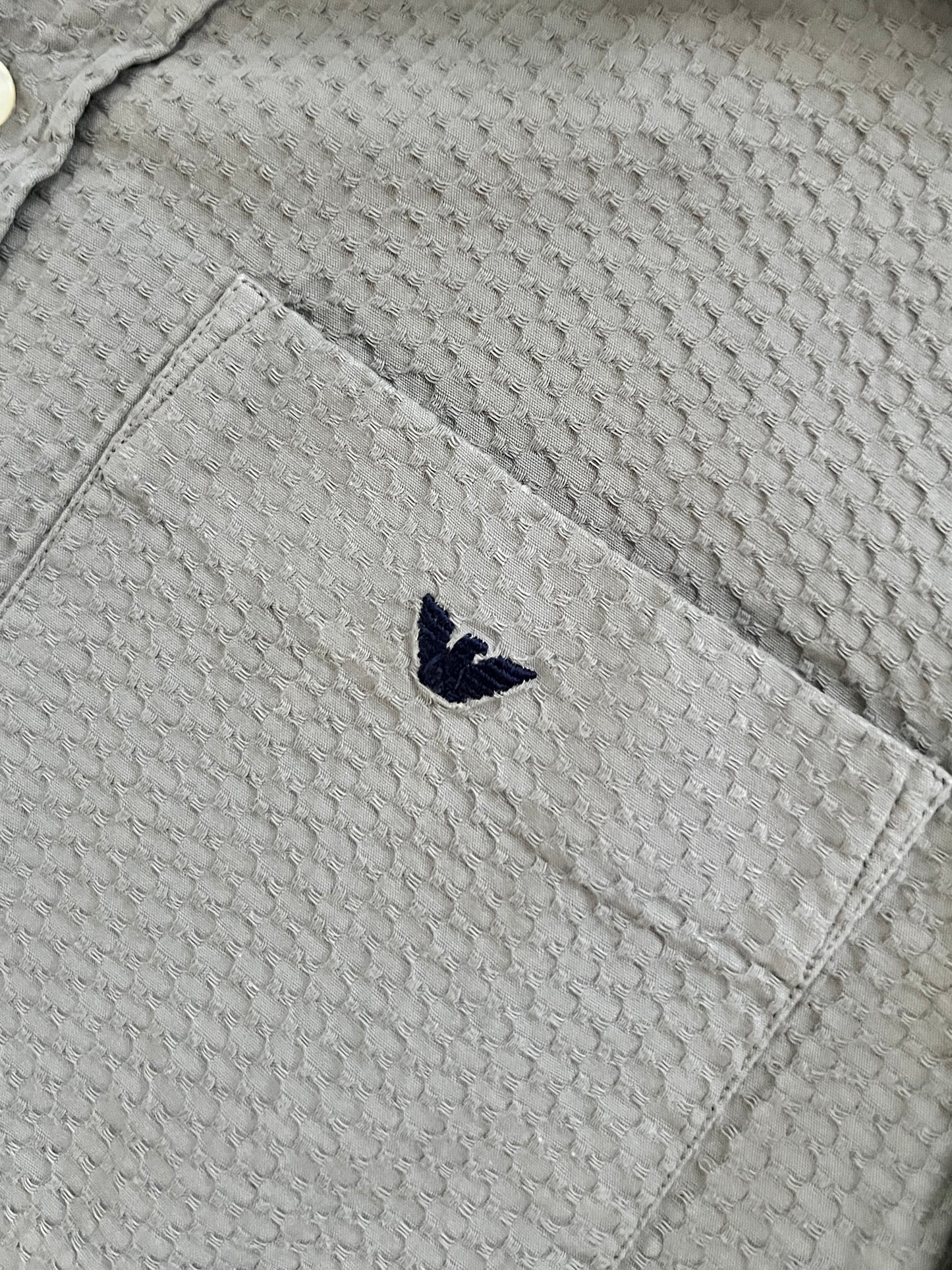 Emporio Armani 1990s Textured Shirt - Size S