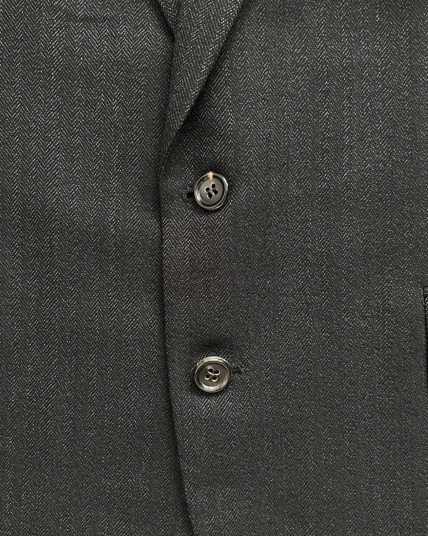Comme Des Garcons Homme Deux 1995 Pleated Herringbone Suit - M Jacket / 30" Waist