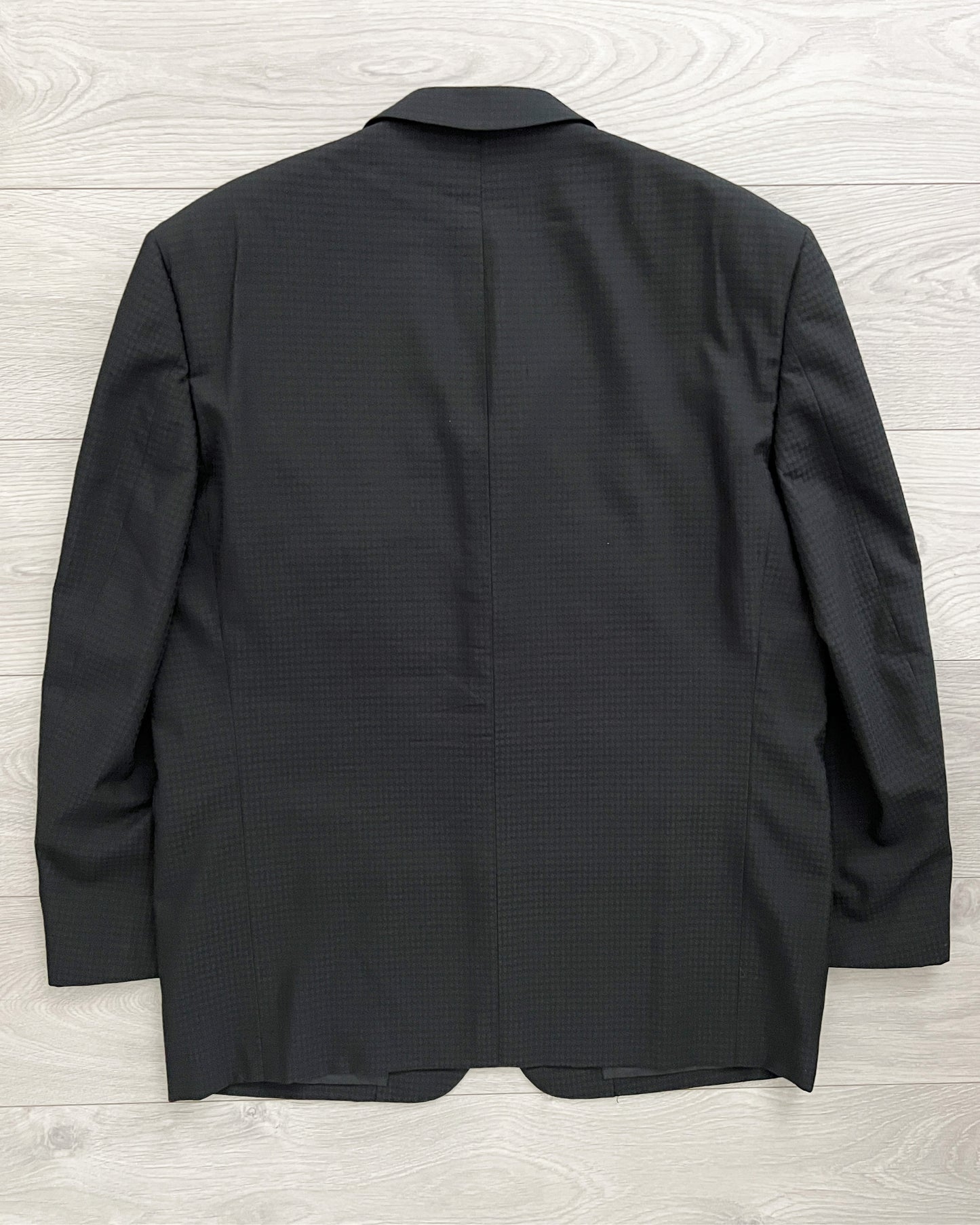 Comme Des Garcons Homme AW2001 Pleated Patterned Suit - Size L Jacket / 32 Waist