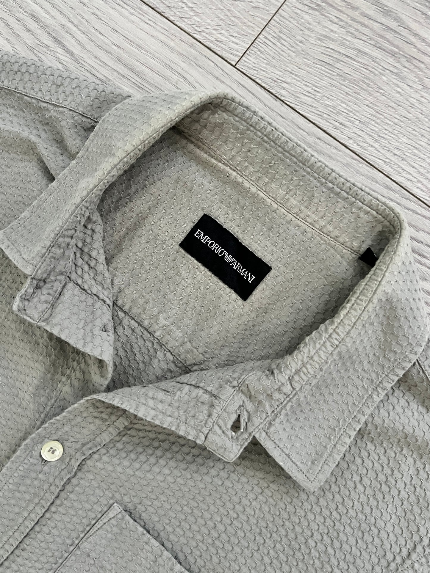Emporio Armani 1990s Textured Shirt - Size S