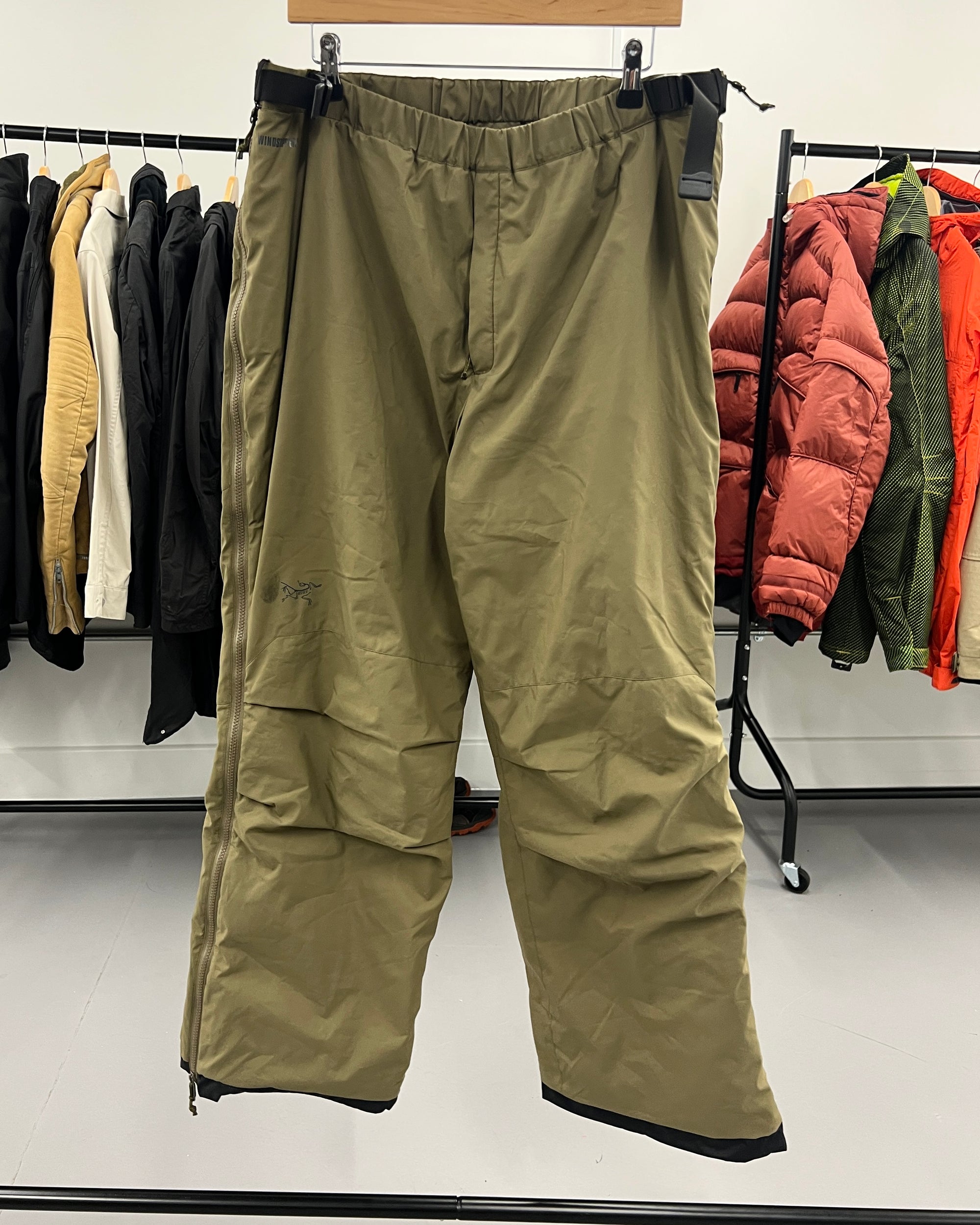 Arcteryx LEAF Fusion LT Insulated Gore-Windstopper Pants Crocodile Green - Size XL