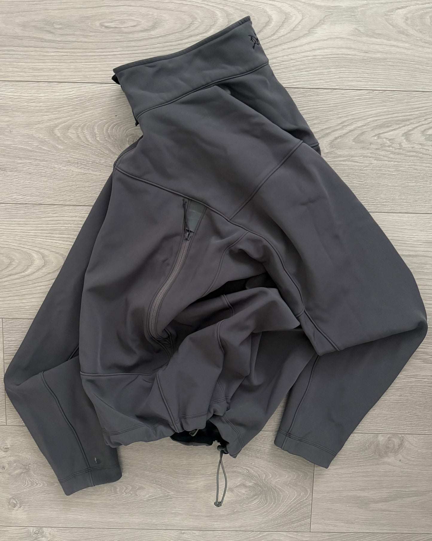 Arcteryx LEAF Bravo Softshell Fleece Lined Utility Jacket Wolf Grey - Size L