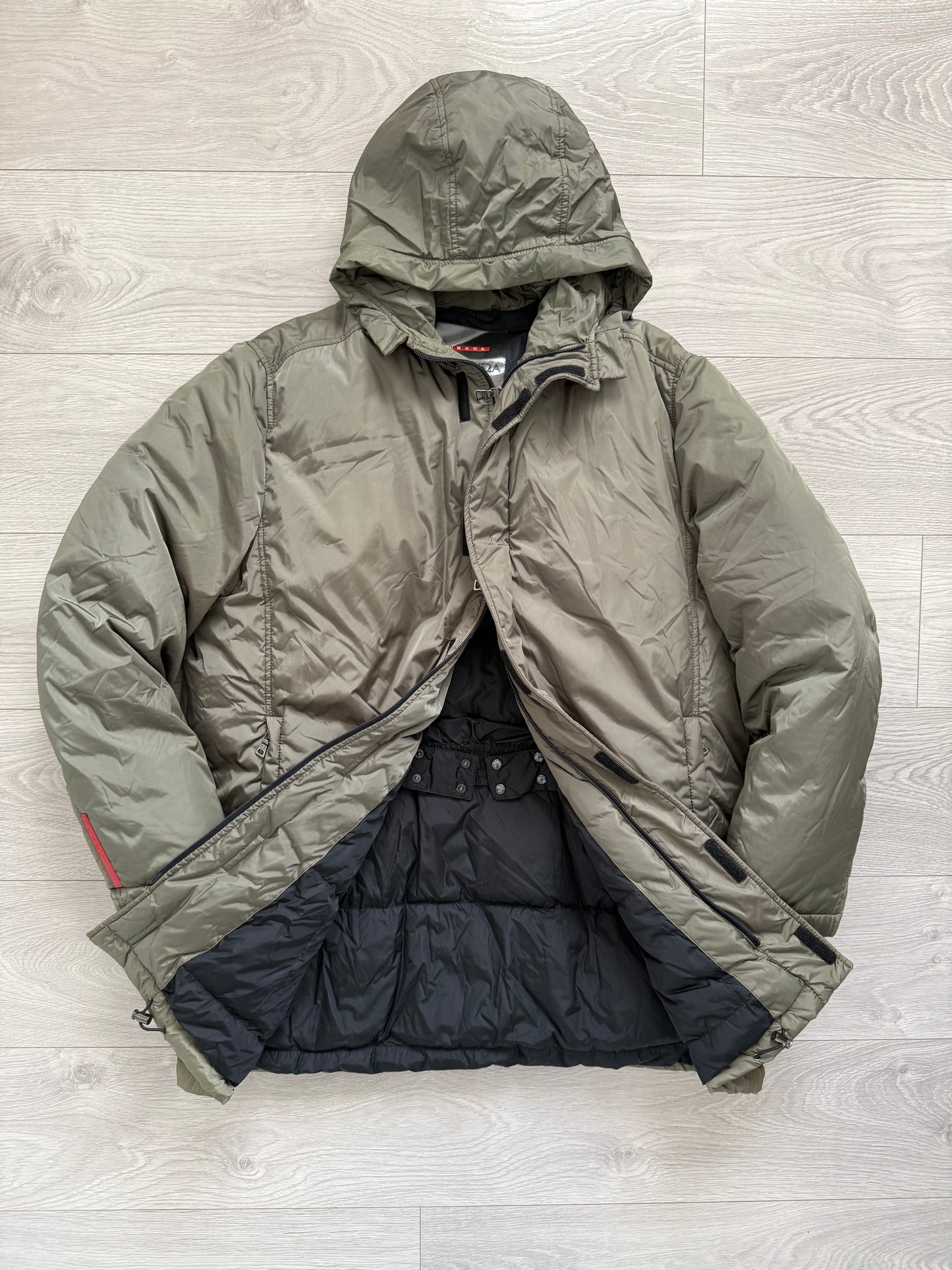 Prada Sport FW1999 Goose Down Technical Puffer Parka - Size L