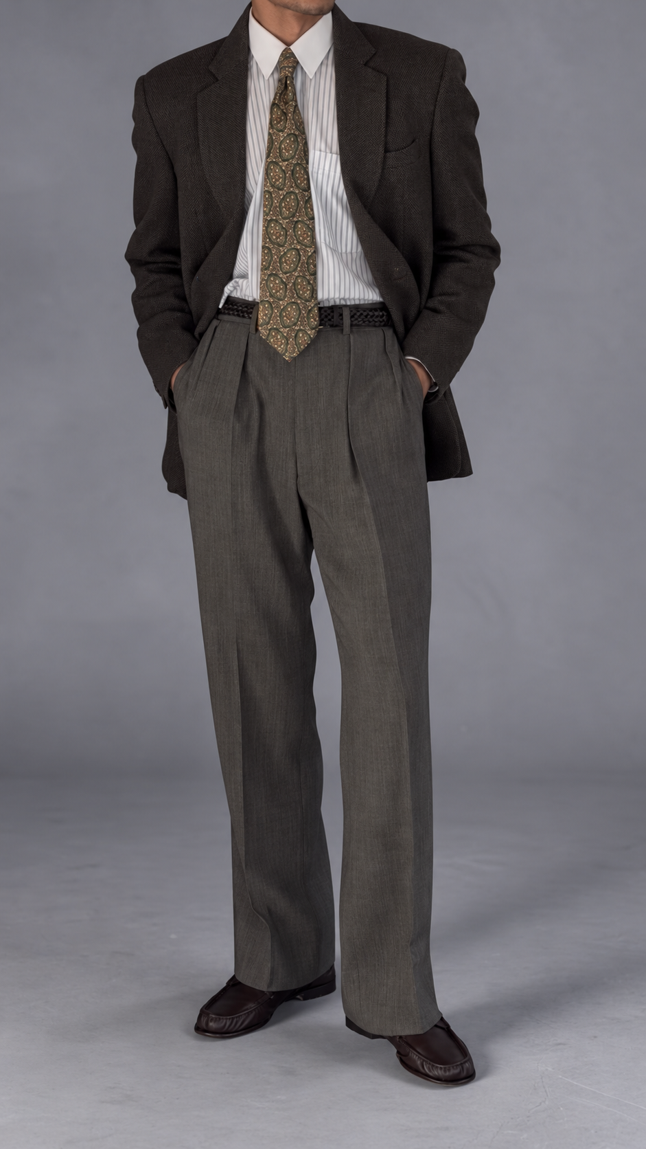 90s giorgio armani 2B ブレザー Giorgio Armani 1990s Vestimenta 2B Textured Wool Sport Jacket