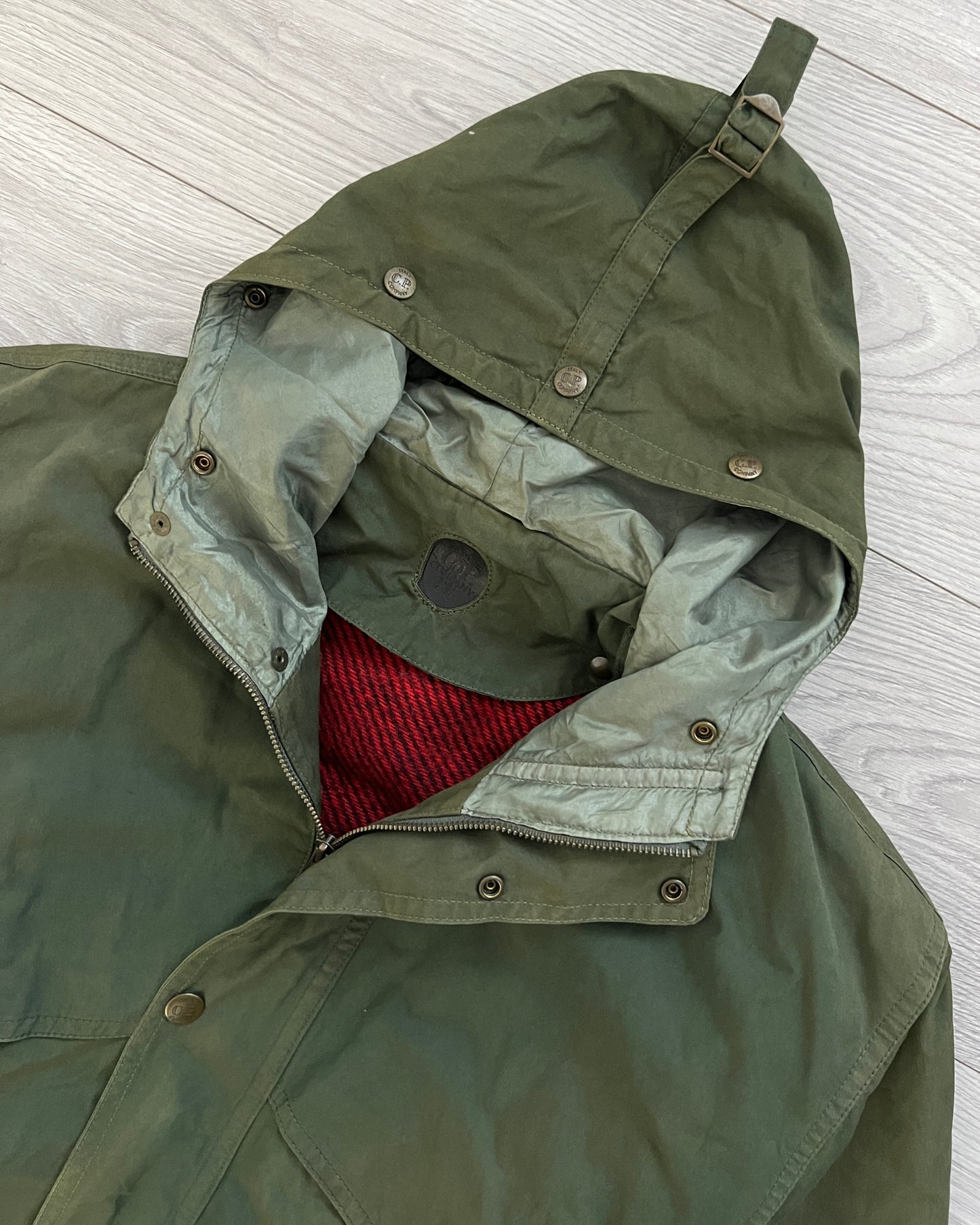 C.P. Company 'Ideas from Massimo Osti' 1980s Rare Sleeve-Zip Military Flight Bomber Jacket - Size S