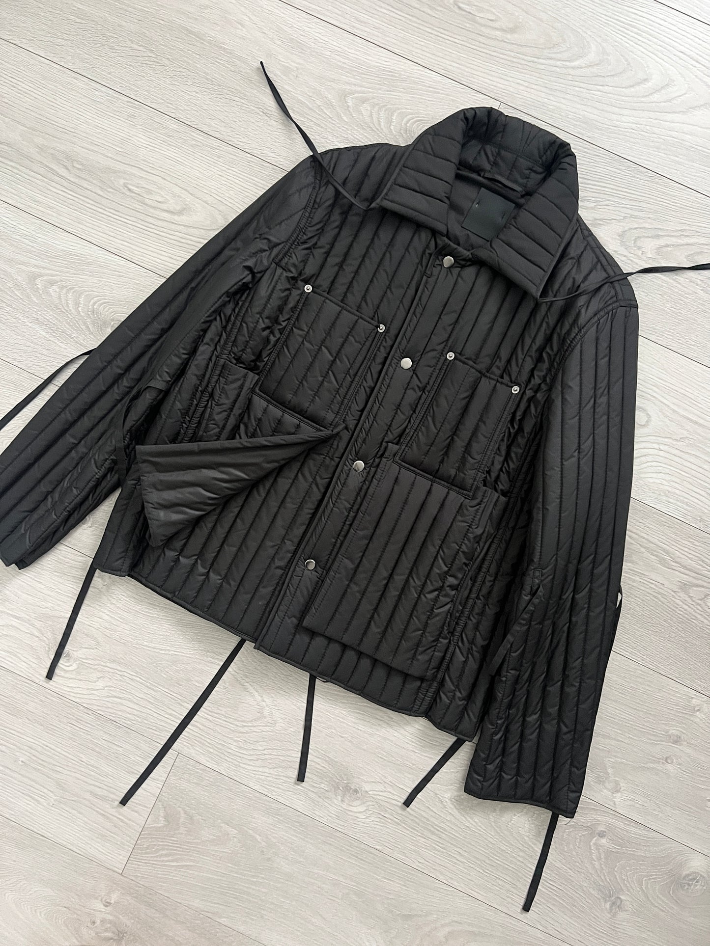 Craig Green SS2015 Quilted Padded Laced Workwear Jacket - Size L