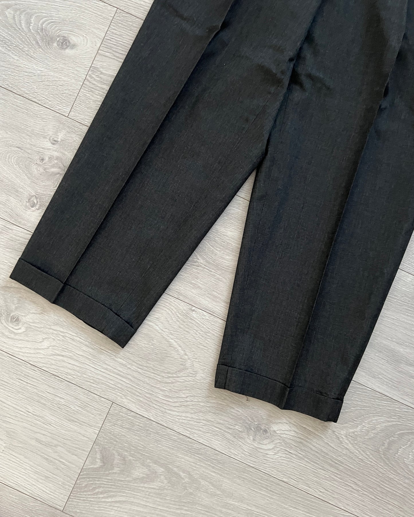 Comme Des Garcons Homme 1995 Pleated Wool Trousers - Size 30