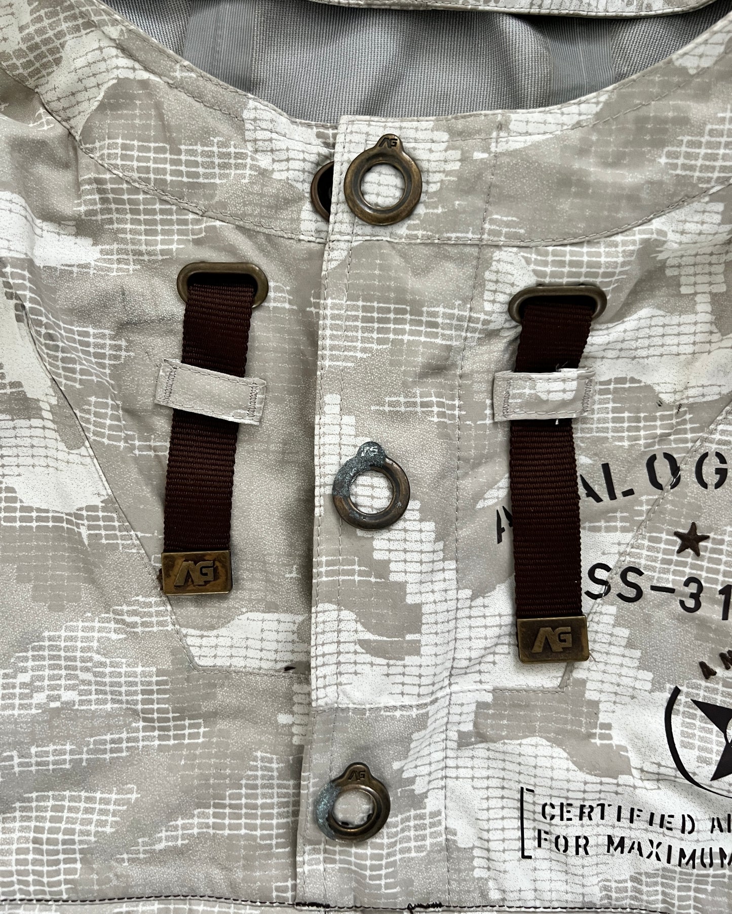 Burton Analog FW2007 Waterproof Snow Camo 'Gasket' Jacket - Size S