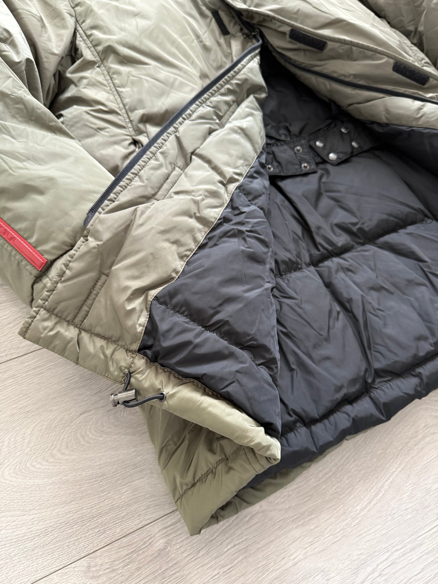 Prada Sport FW1999 Goose Down Technical Puffer Parka - Size L