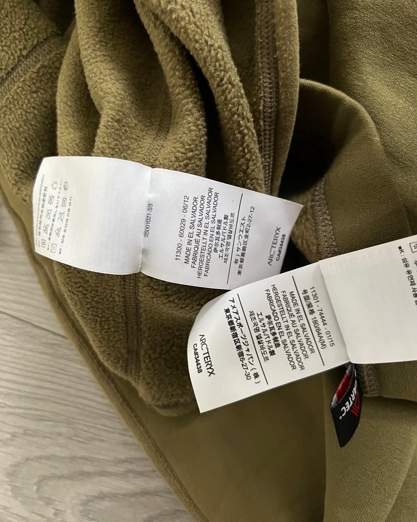 Arcteryx LEAF RHO Polartec Fleece Top & Pants Set - Size M