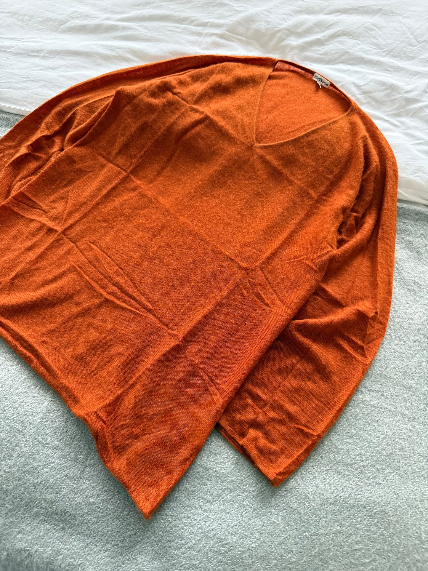 Hermes by Martin Margiela FW2002 'Hermes Orange' Cashmere Knit - Size Womens L