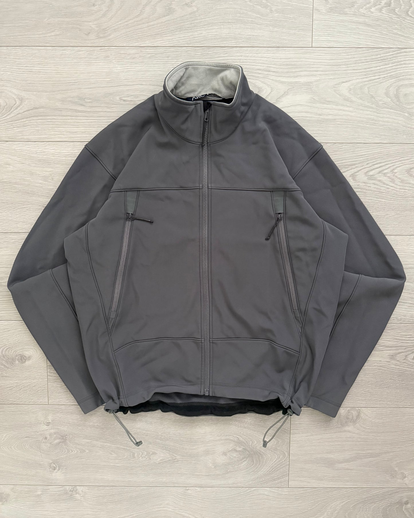 Arcteryx LEAF Bravo Softshell Fleece Lined Utility Jacket Wolf Grey - Size L