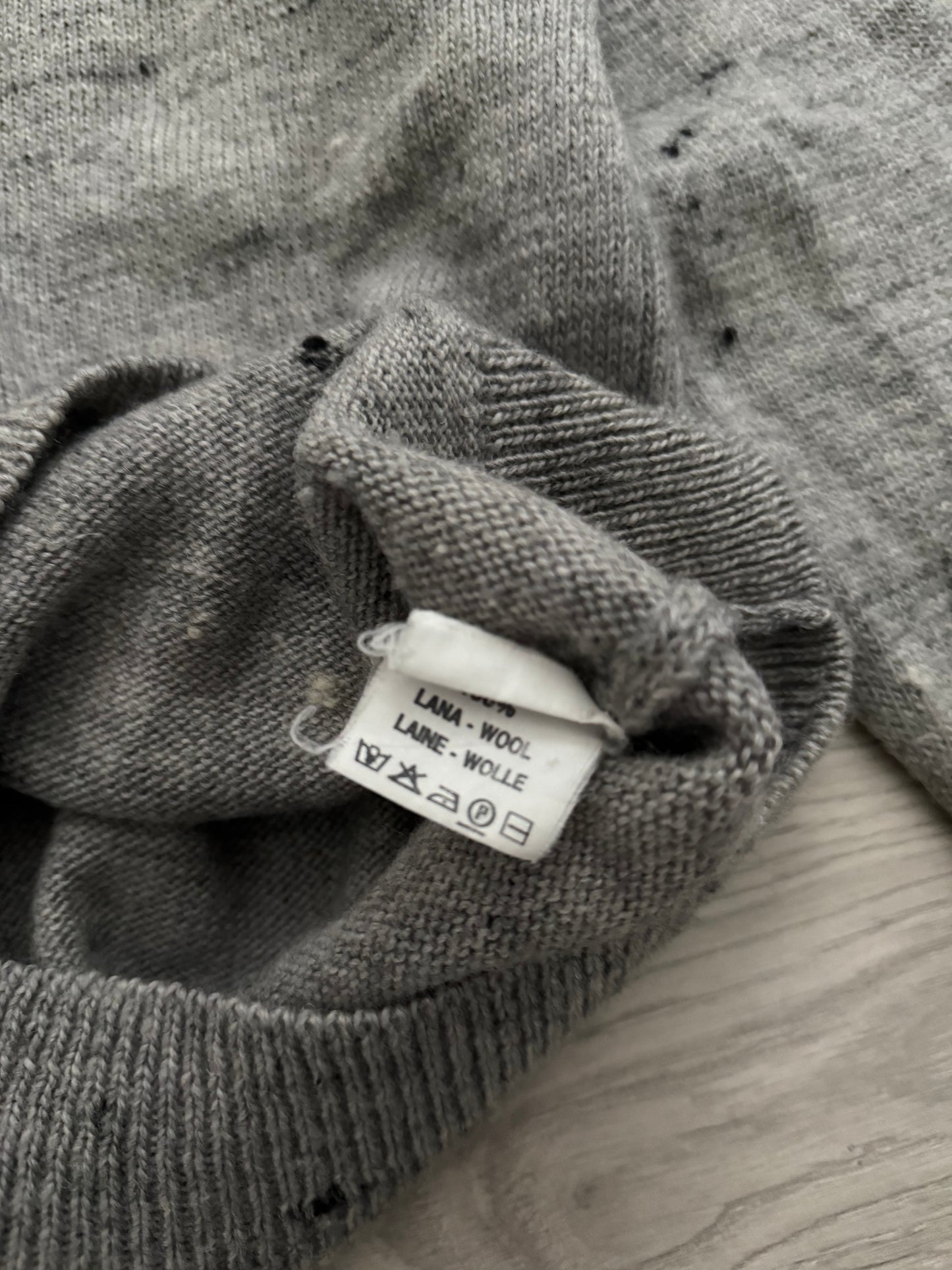 Maison Martin Margiela FW2001 Marled Knit Sweater by Miss Deanna - Size S