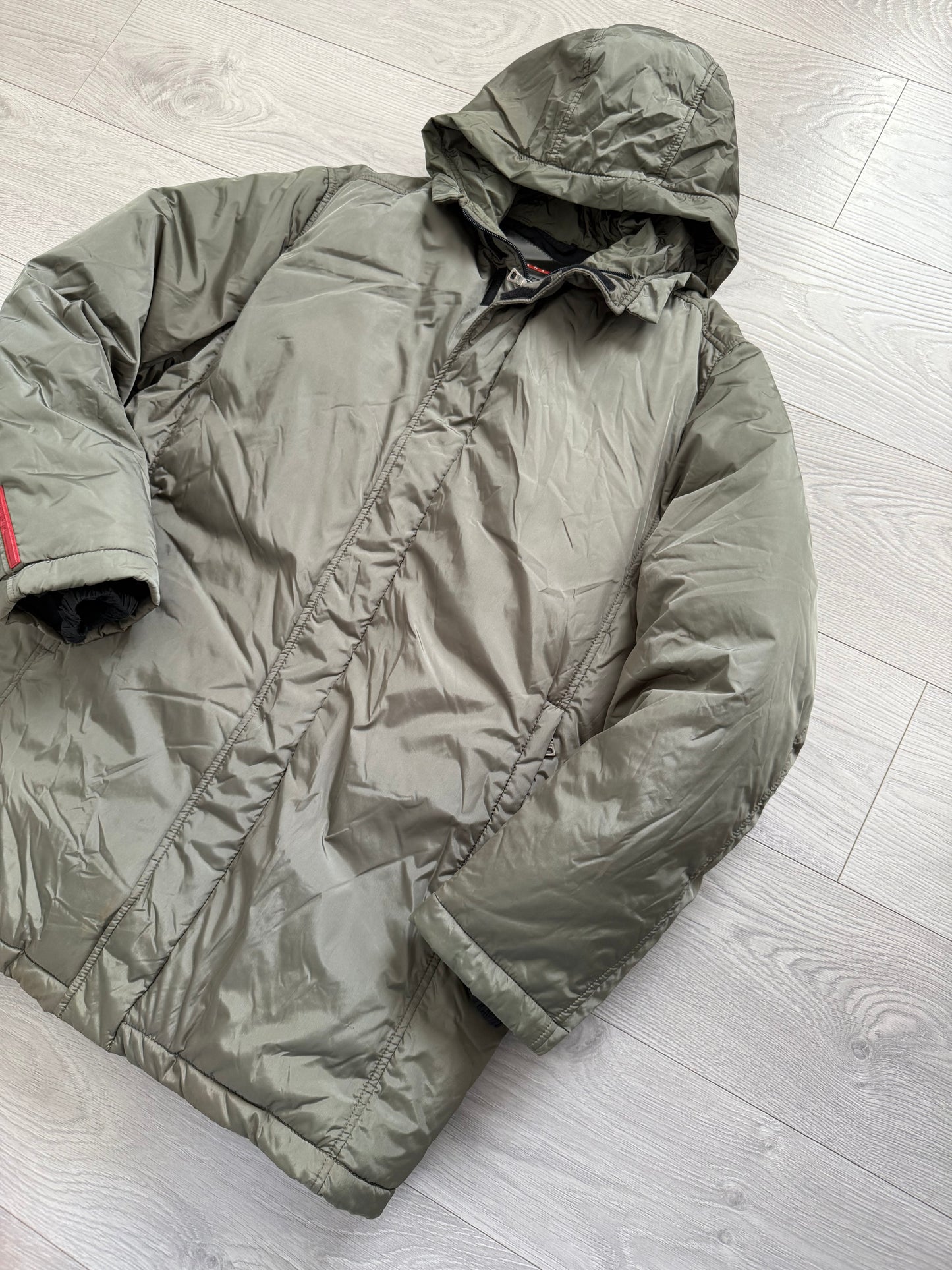 Prada Sport FW1999 Goose Down Technical Puffer Parka - Size L