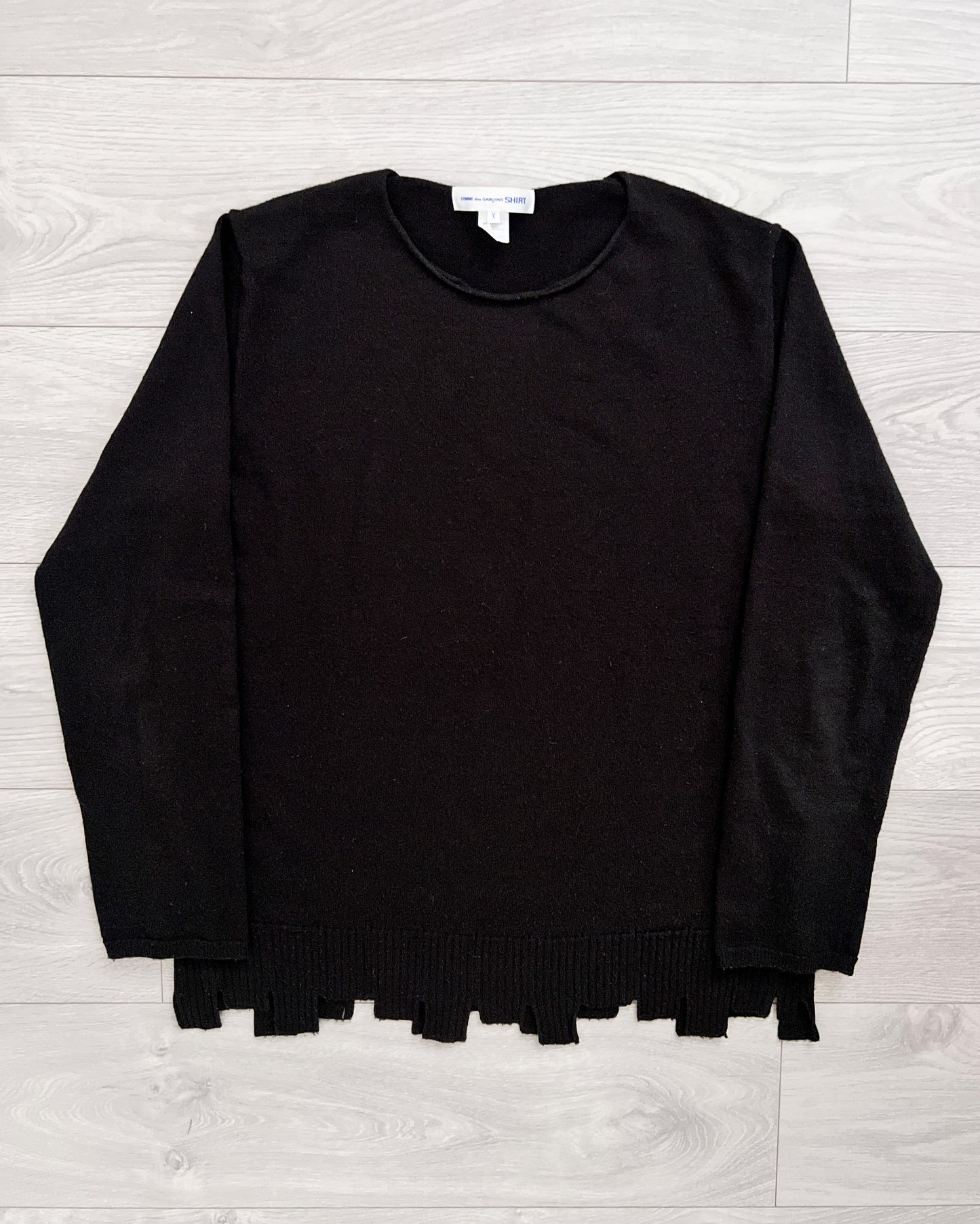 Comme Des Garcons SHIRT Uneven Hem Knit - Size L