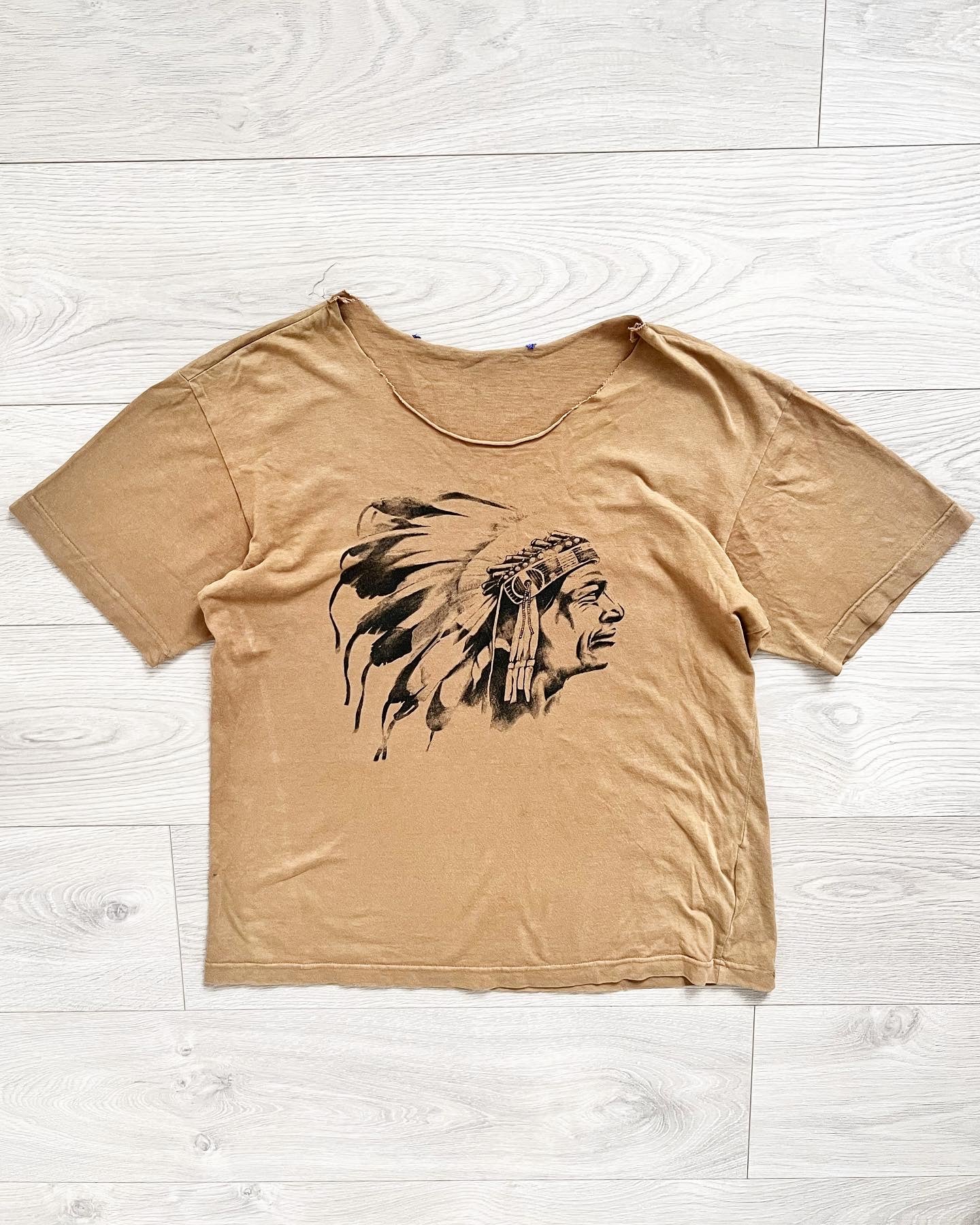 Junya Watanabe AD2003 Native Chief Print T-Shirt - Size M – NDWC0 Shop