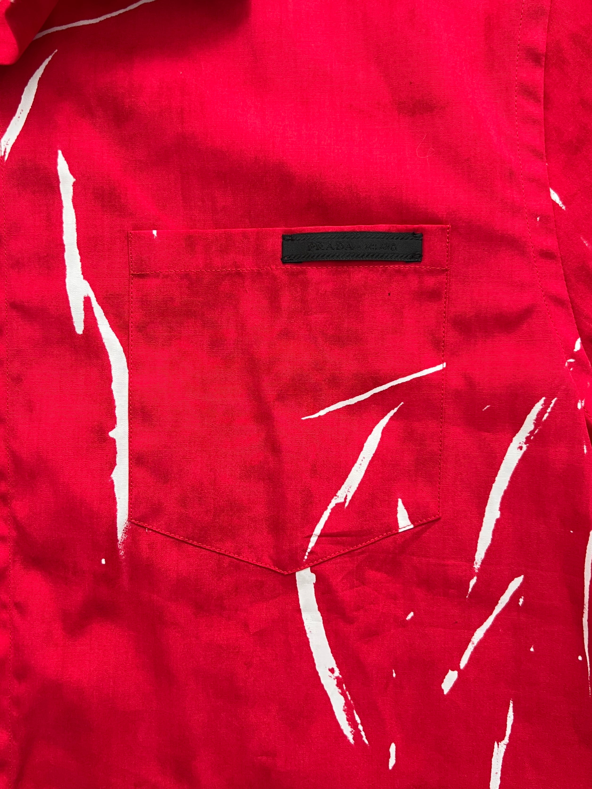 Prada SS2015 Stencil Print Shirt - Size L