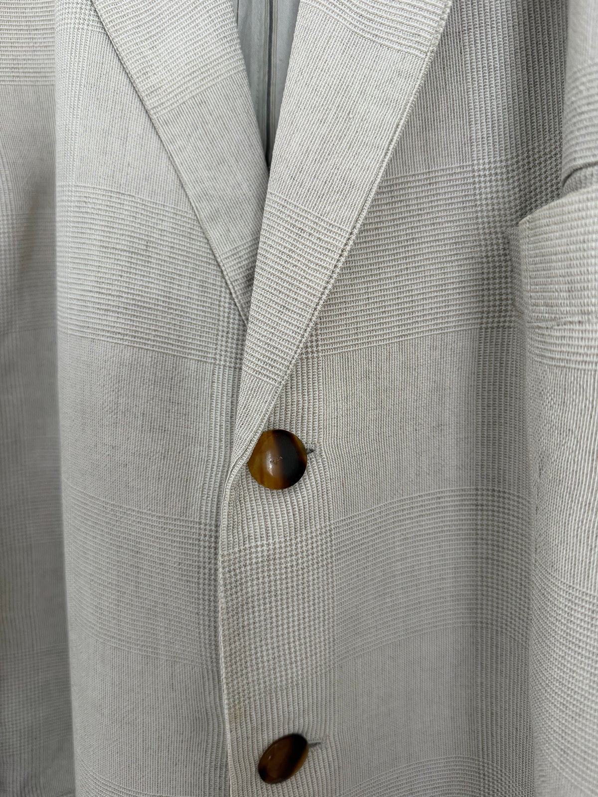 Emporio Armani 1990s 3B Linen Sport Jacket Blazer - Size L
