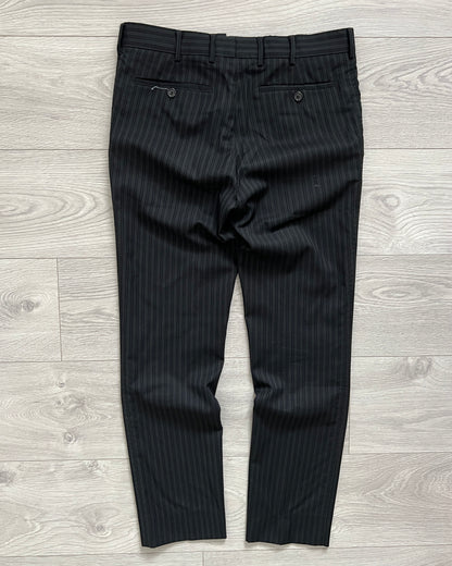 Prada SS02' Striped Tailored Trousers - Size 30