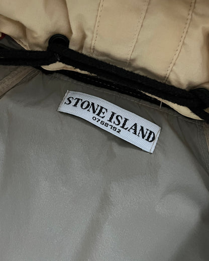 Stone Island AW2006 Opaque Nylon Goose Down Mesh Badge Puffer Jacket - Size S