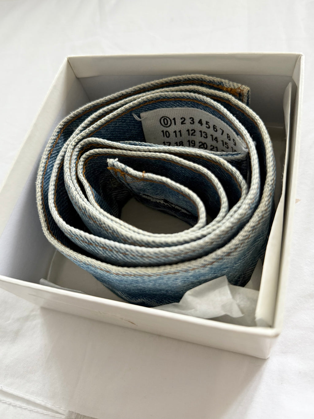 Martin Margiela SS2001 Artisanal Line 0 Denim Belt