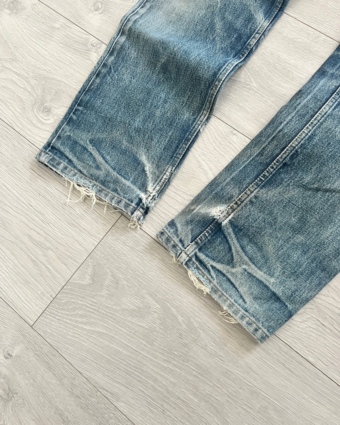 Helmut Lang 1998 Sashiko Boro Repair Denim Jeans - Size 30