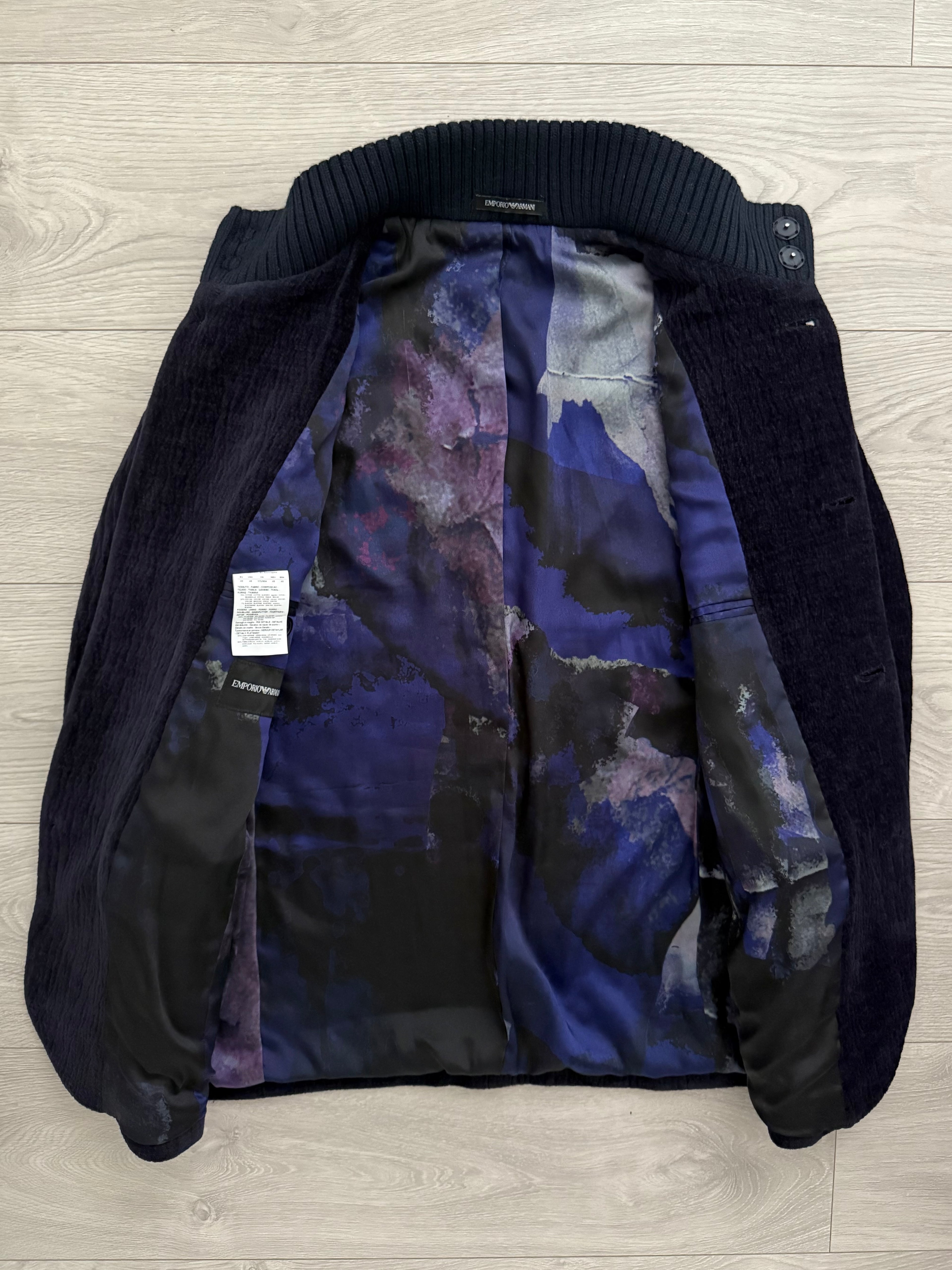 Emporio Armani FW2021 Cotton Jacket & Trousers Set - Size S Jacket / S Trousers