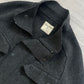 Final Home 1990s Raw Edge Curve Panelled Wool Coat - Size M