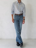 Yves Saint Laurent 1990s Blue Shirt - Size L