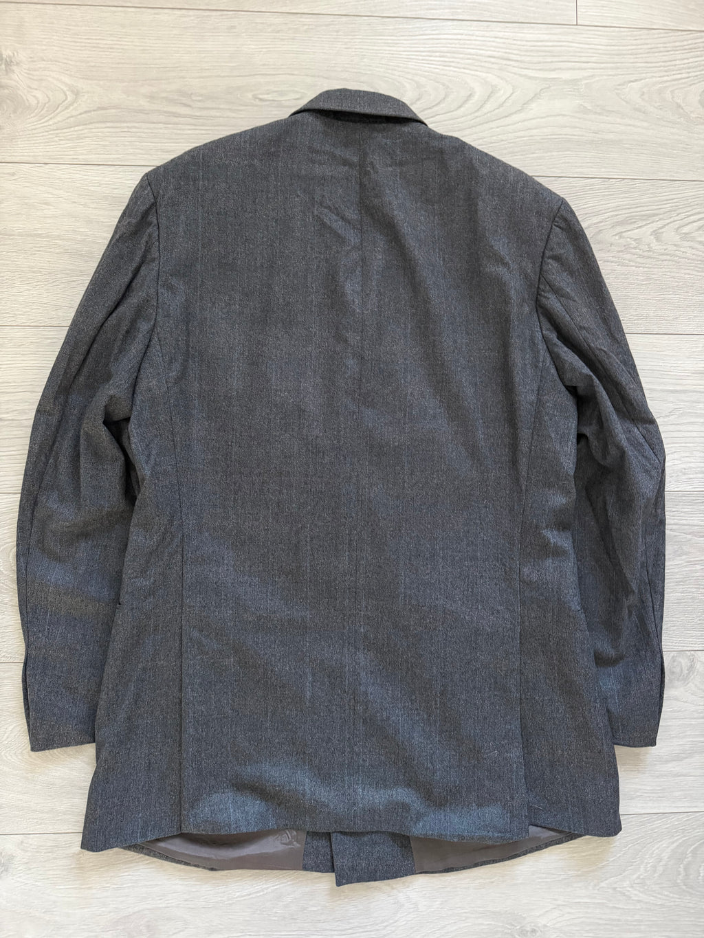 Hugo Boss 1980s Super 120s Peaked Lapel Double Breasted Wool Sport Jacket Blazer - Size XL