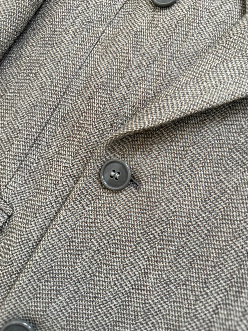 Dior 1980s Peaked Lapel Double Breasted Textured Wool Sports Blazer Jacket - Size M