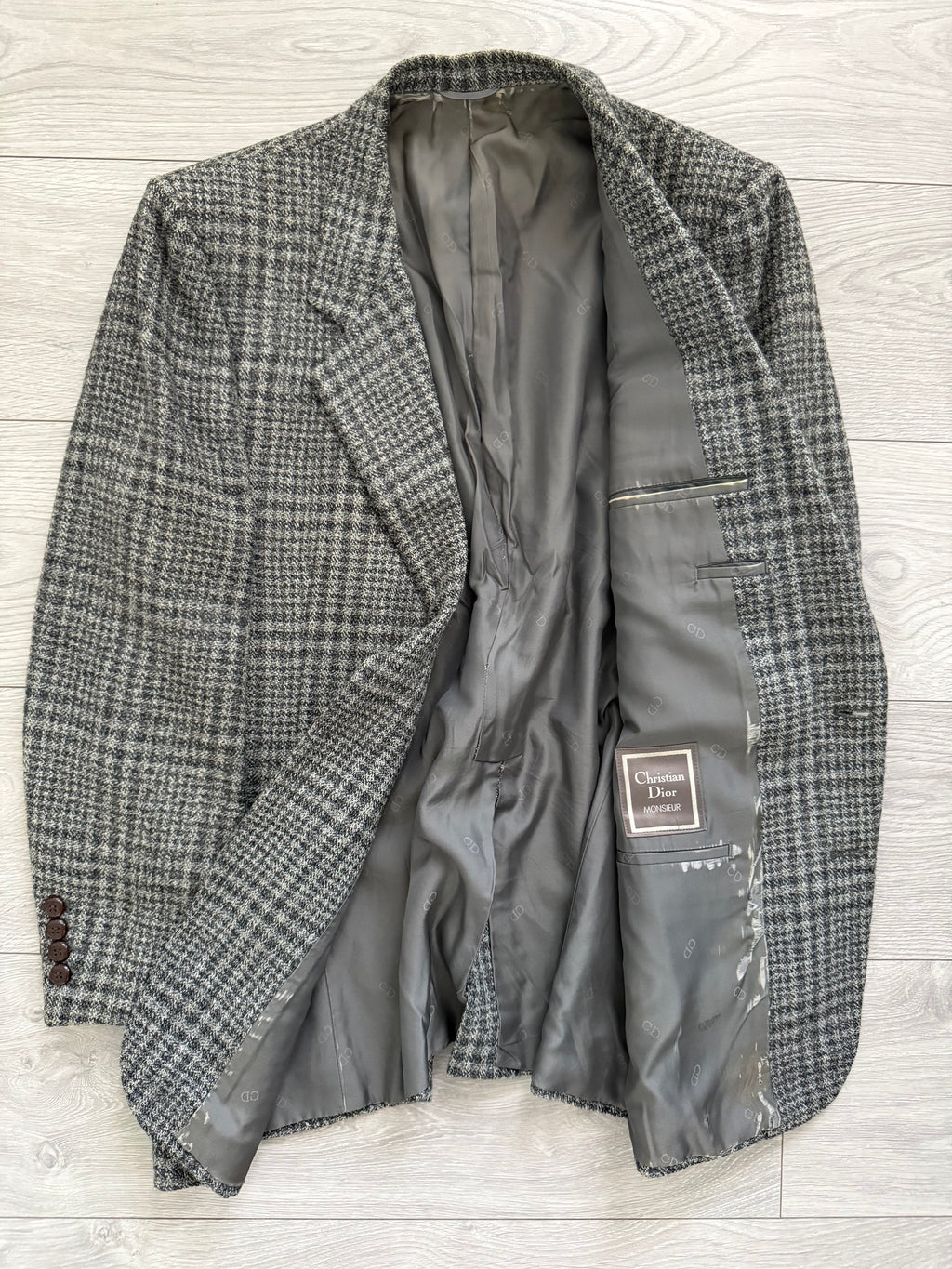 Christian Dior 1980s 2B Wool Sports Jacket Blazer - Size S