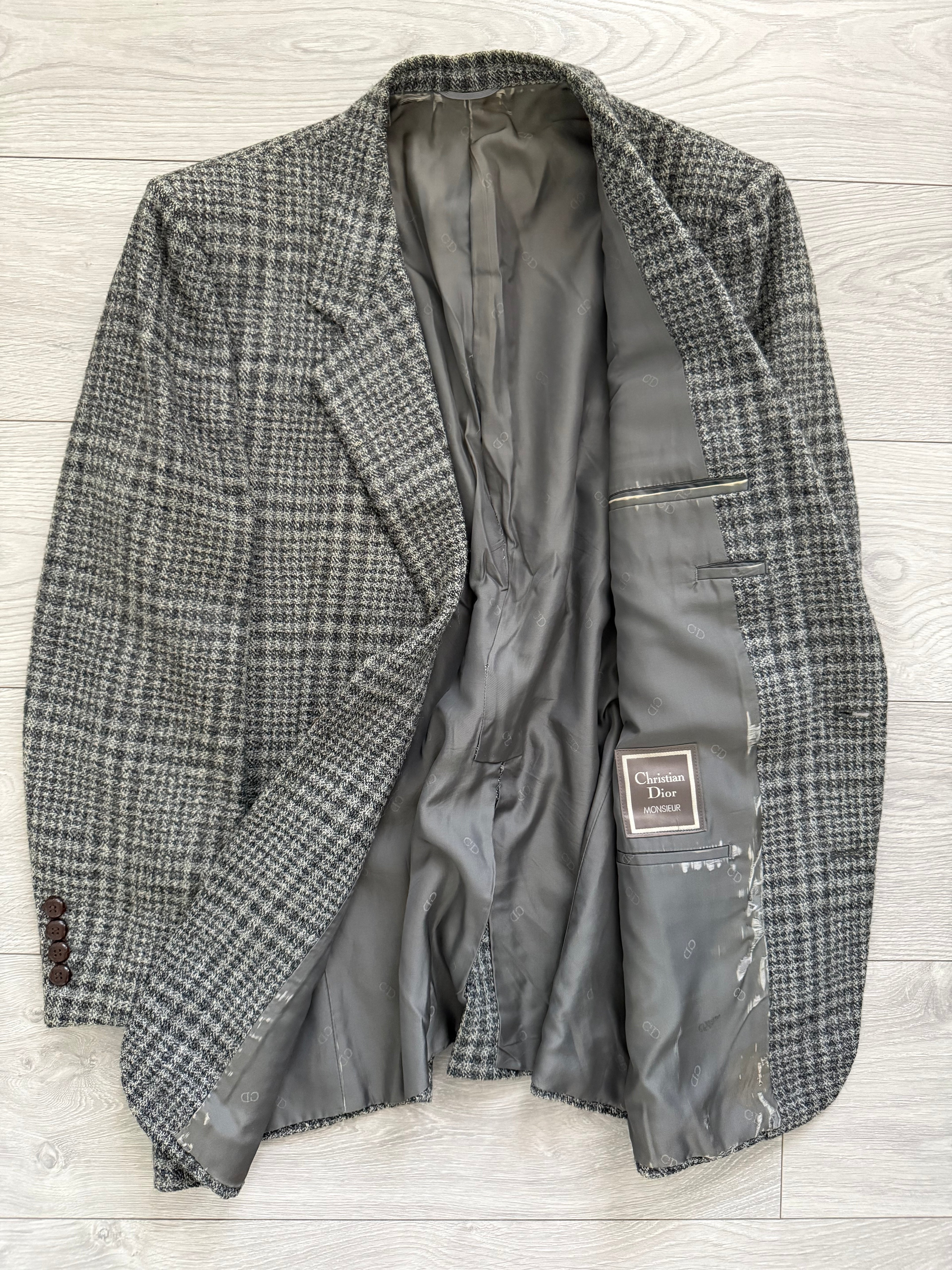 Christian Dior 1980s 2B Wool Sports Jacket Blazer - Size S