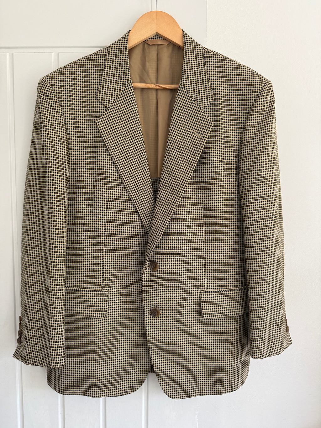 Dior 1980s 2B Unlined Textured Wool Sports Blazer Jacket - Size S