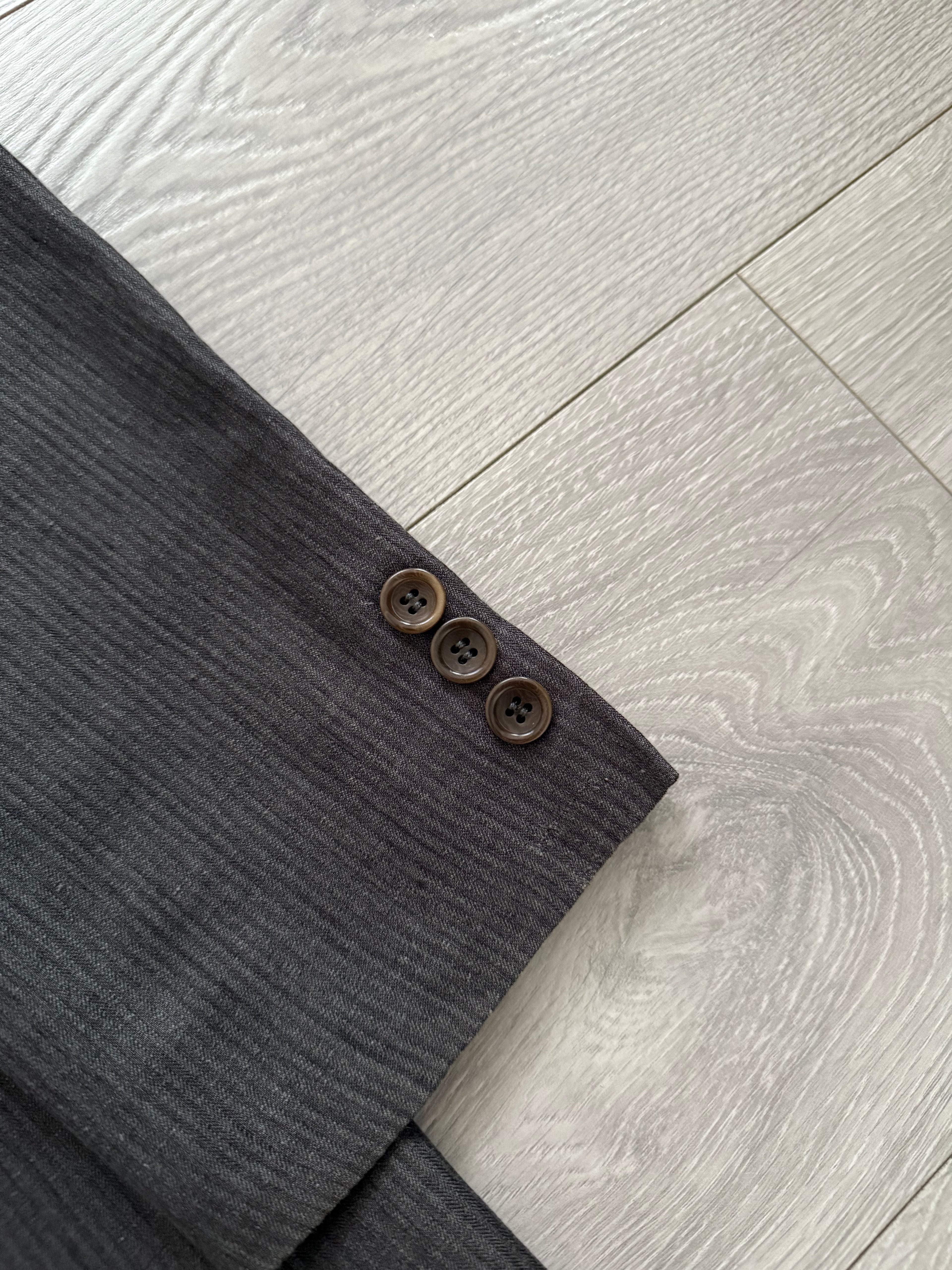 Armani 1990s Pleated Linen Blend Suit - Size S Jacket / 30" Waist