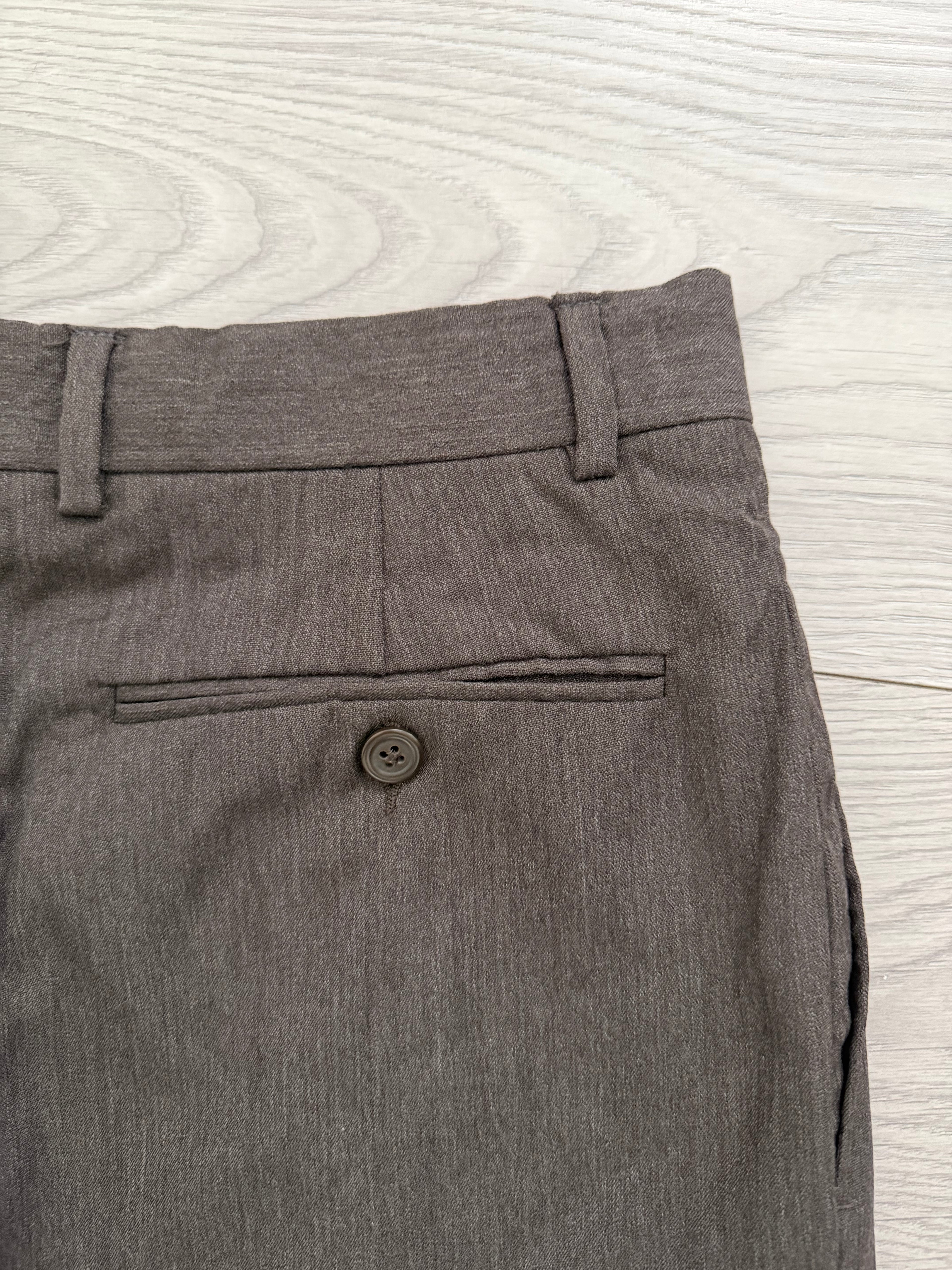 Hilton Vestimenta Armani 1990s Double Pleat Taupe Brown Pants - Size 30" Waist