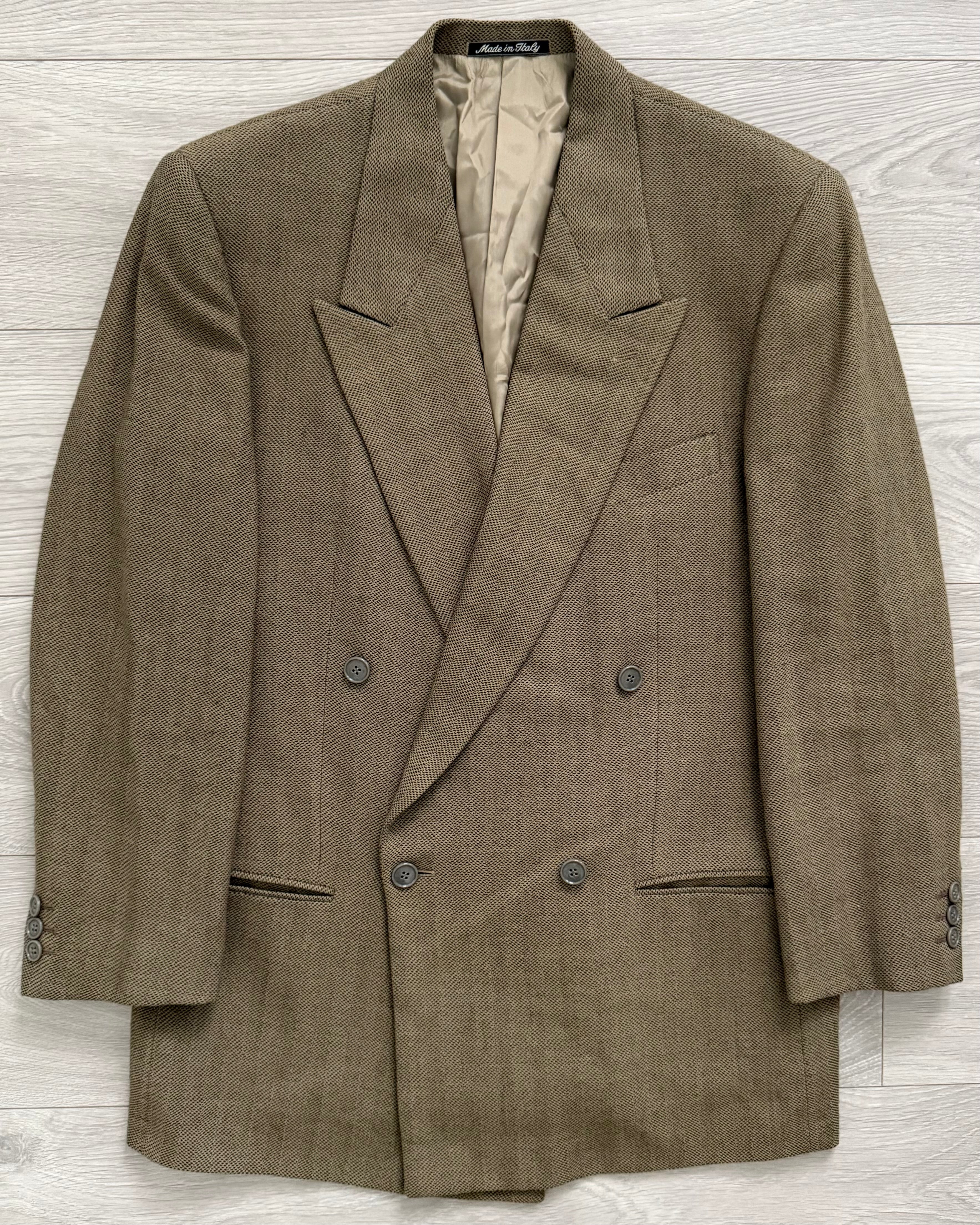 Giorgio Armani 1980s Double Breasted Sports Blazer Jacket - Size M